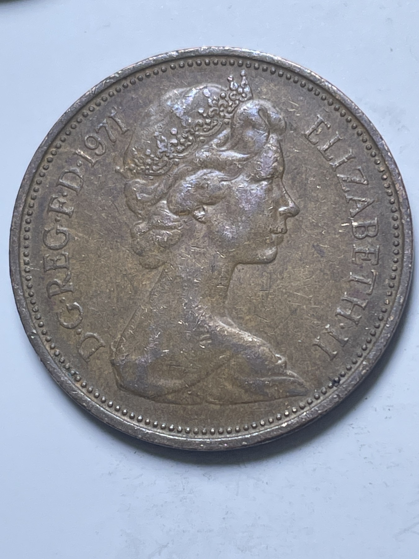 神仙姐姐散币好品专场第十三期（无佣金满邮自动发出 1971 年英国 2 便士