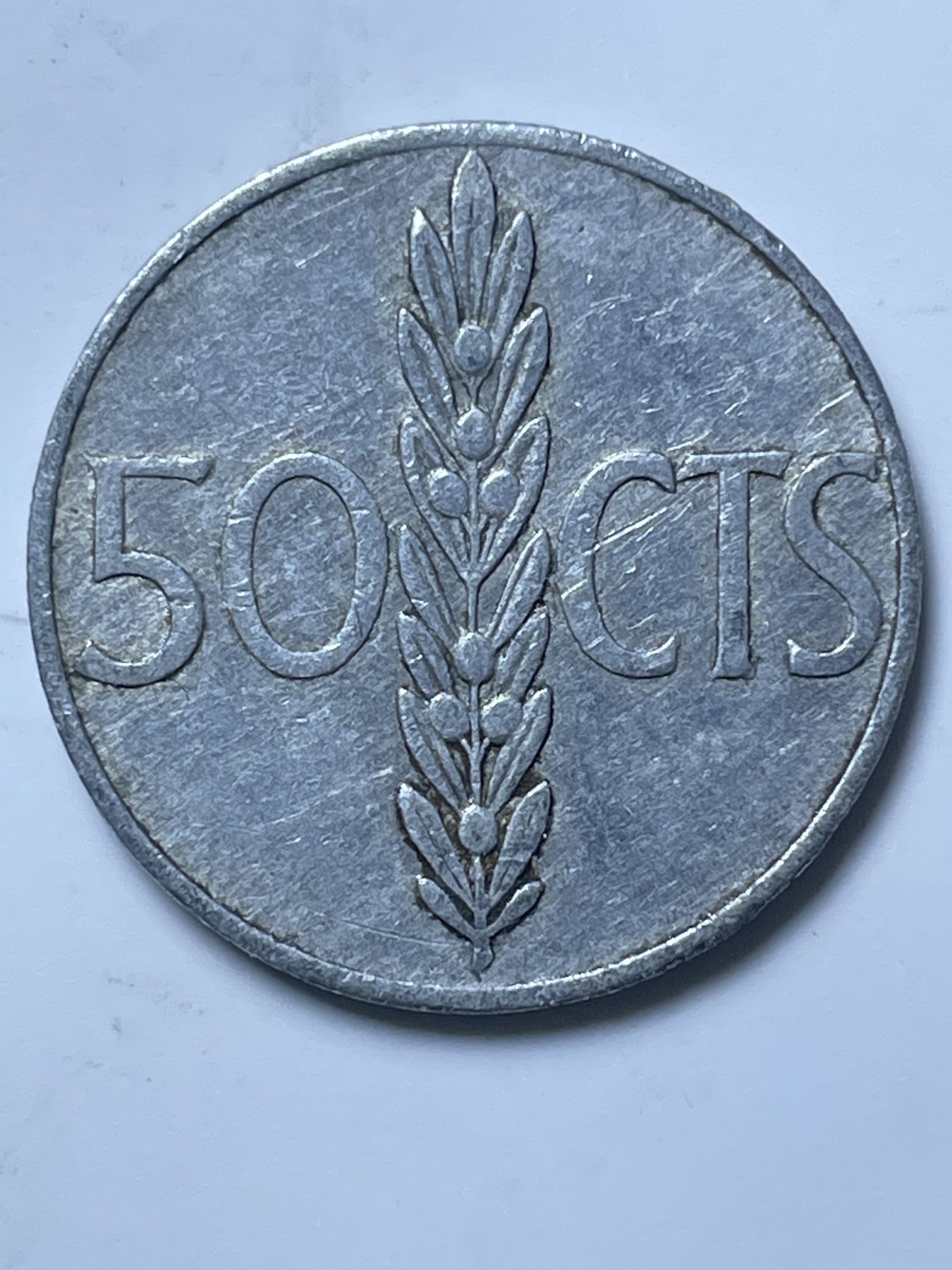 神仙姐姐散币好品专场第十三期（无佣金满邮自动发出 1963 年西班牙 50C