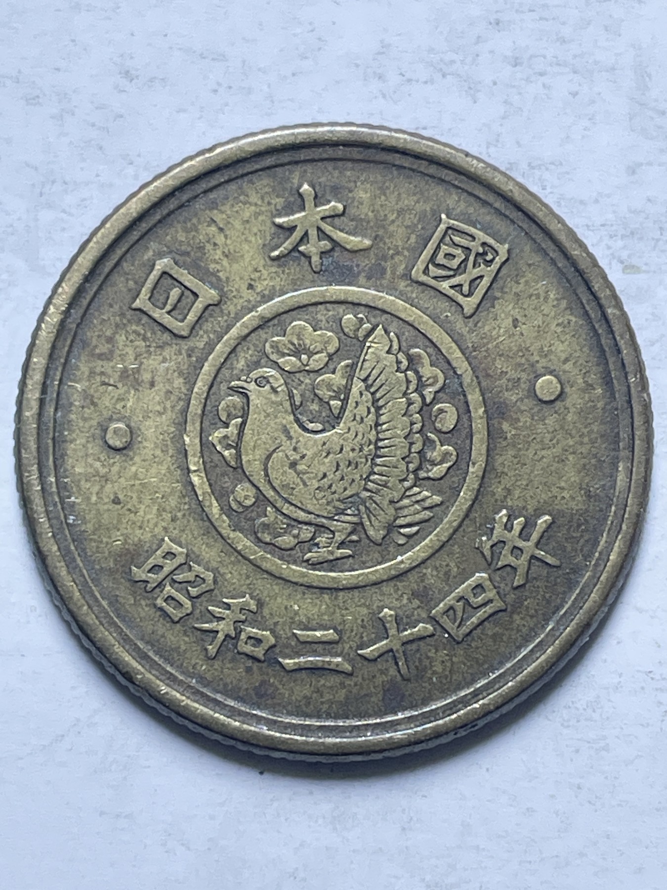 神仙姐姐散币好品专场第十三期（无佣金满邮自动发出 日本昭和二十四年母鸡五円