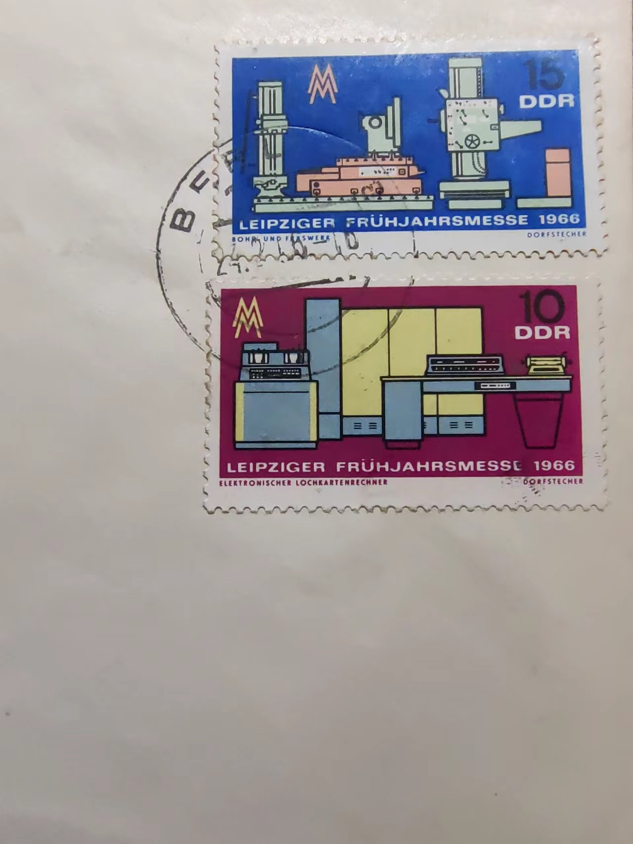多国首日封✌邮品✌（拍卖场）精品🔥专场 第④②场 东德1966年 莱比锡博览会