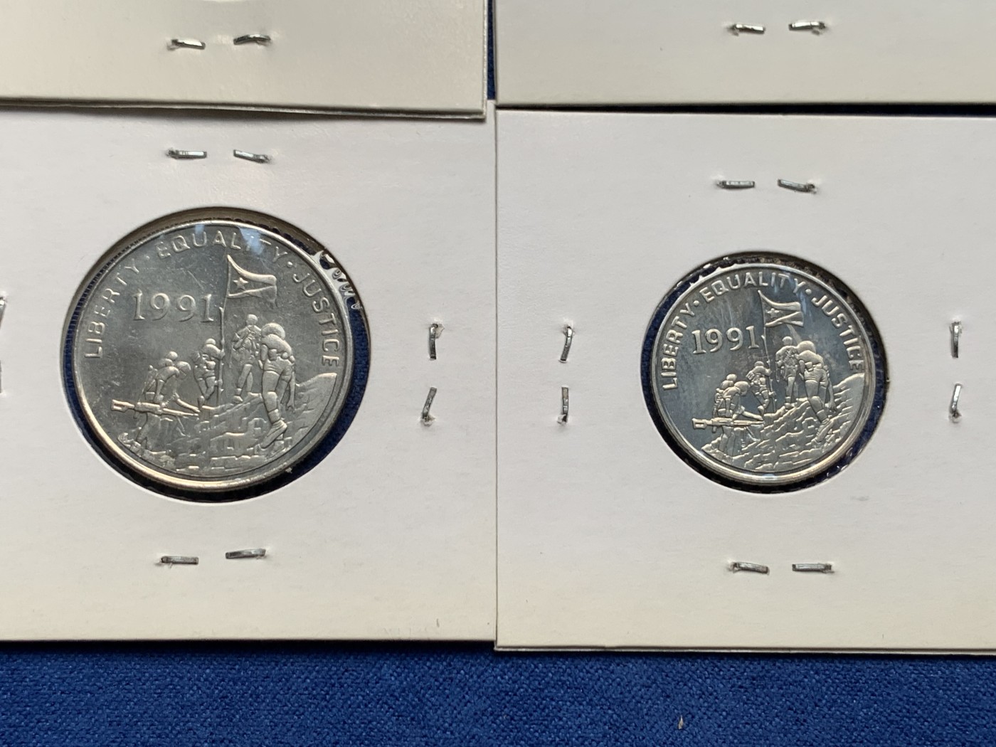 《竞宝斋》第232场-周日，周一 2场 (全场包邮) 6枚一组 厄立特里亚1991年动物图案镍币