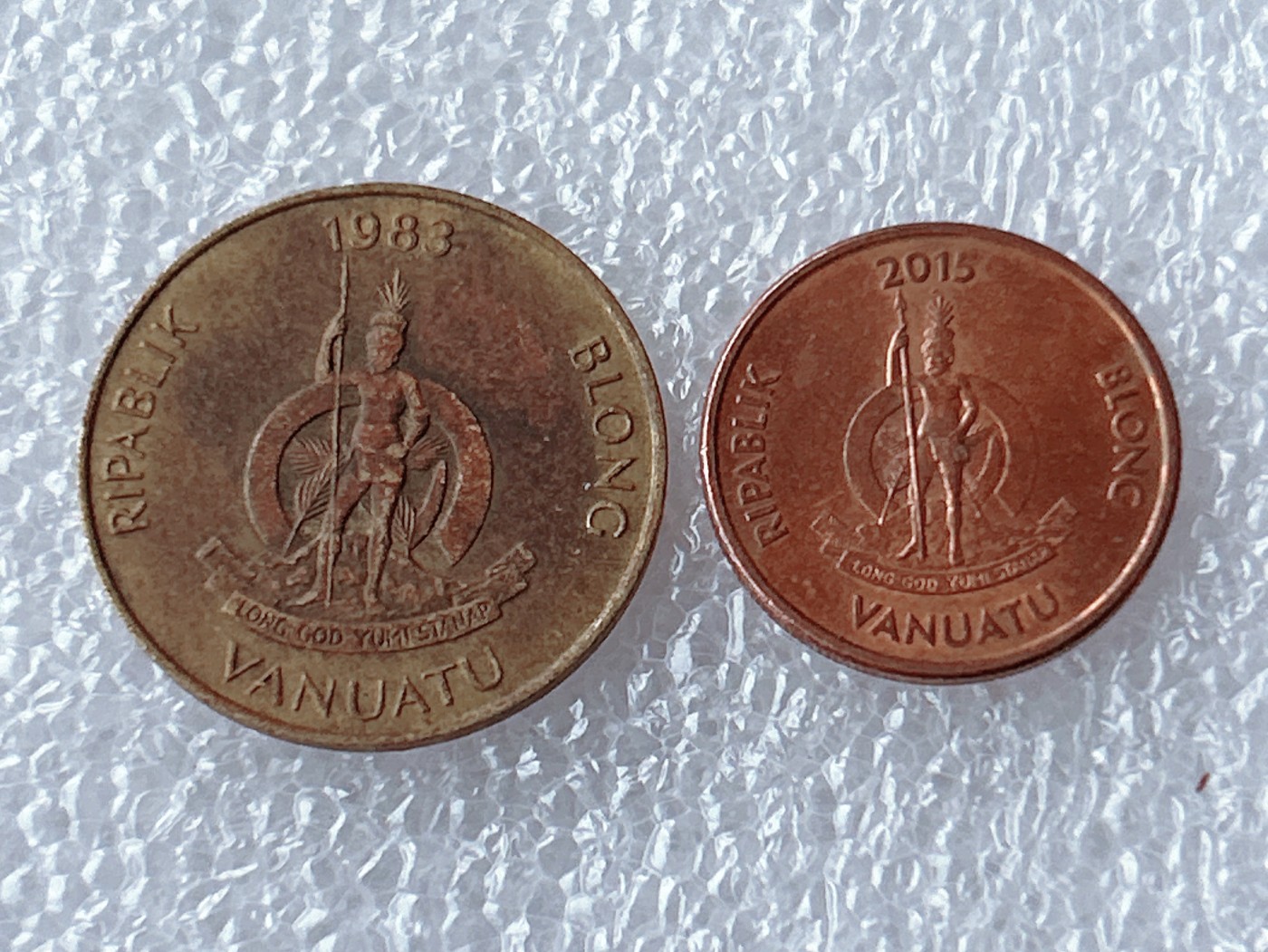 全场一元起拍 世界散币、银币专场 第53期 瓦努阿图硬币2枚