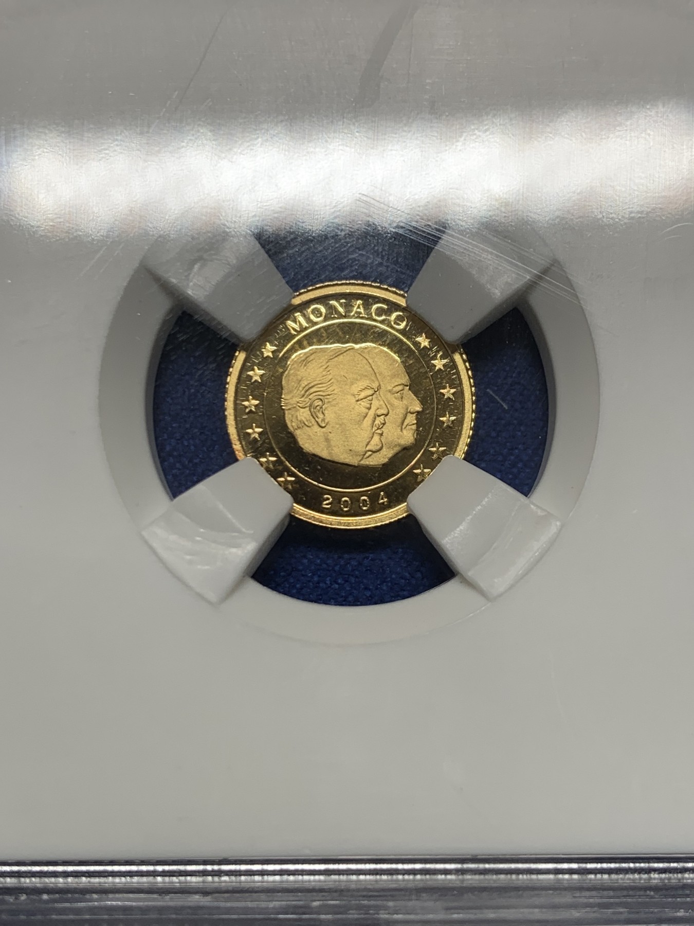 《竞宝斋》第232场-周日，周一 2场 (全场包邮) WPGS PF69 北马里亚纳2004年5元 精制金币 1.25克 999金