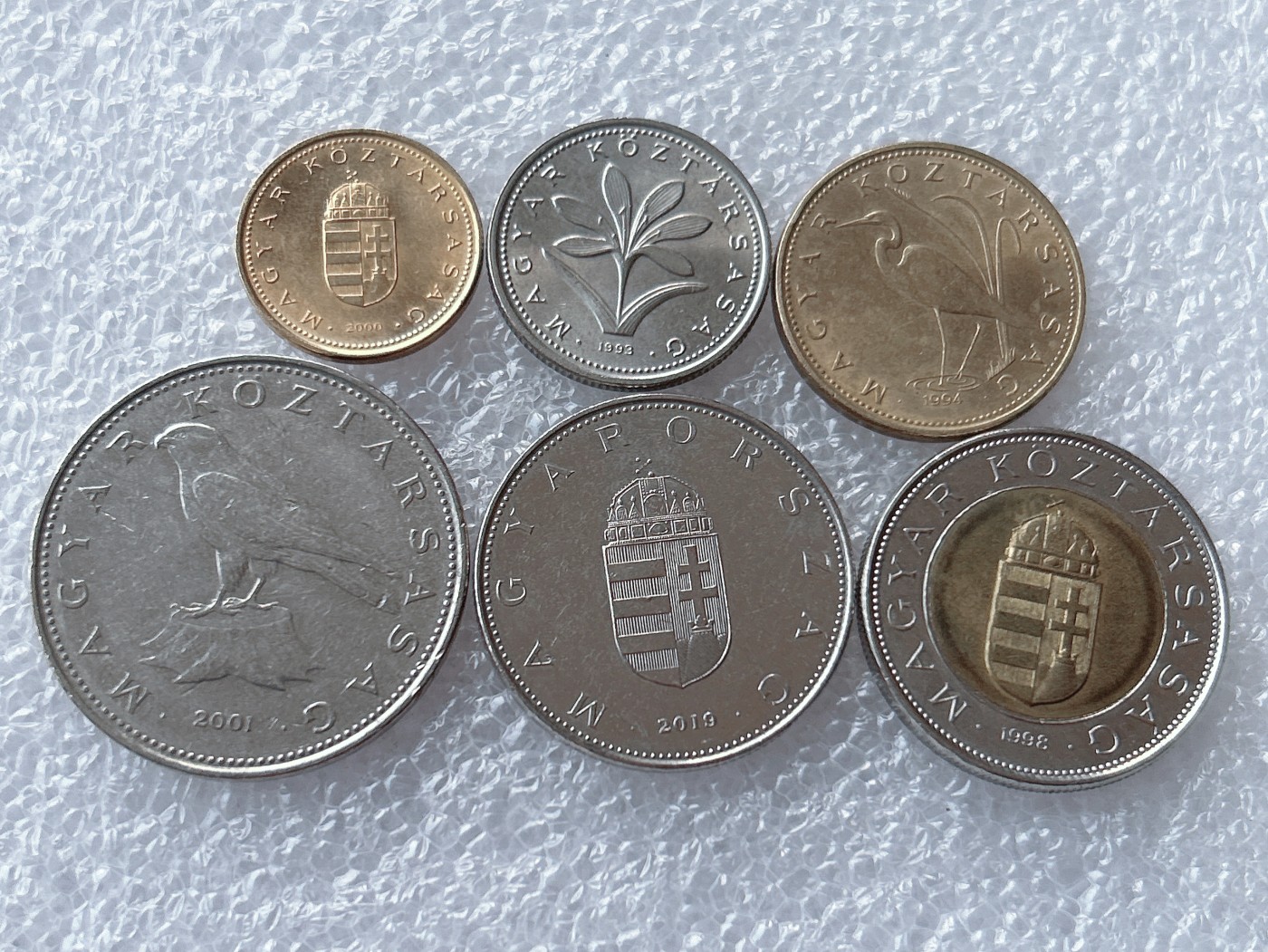 全场一元起拍 世界散币、银币专场 第53期 匈牙利硬币6枚套