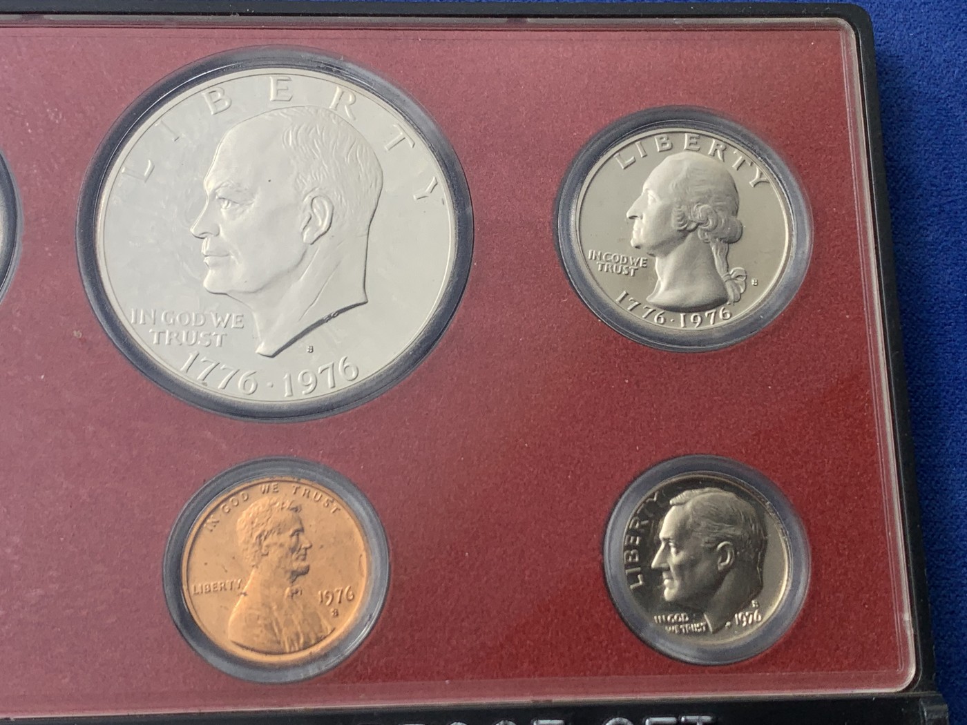 《竞宝斋》第232场-周日，周一 2场 (全场包邮) 1976年美国建国200周年精制币套币