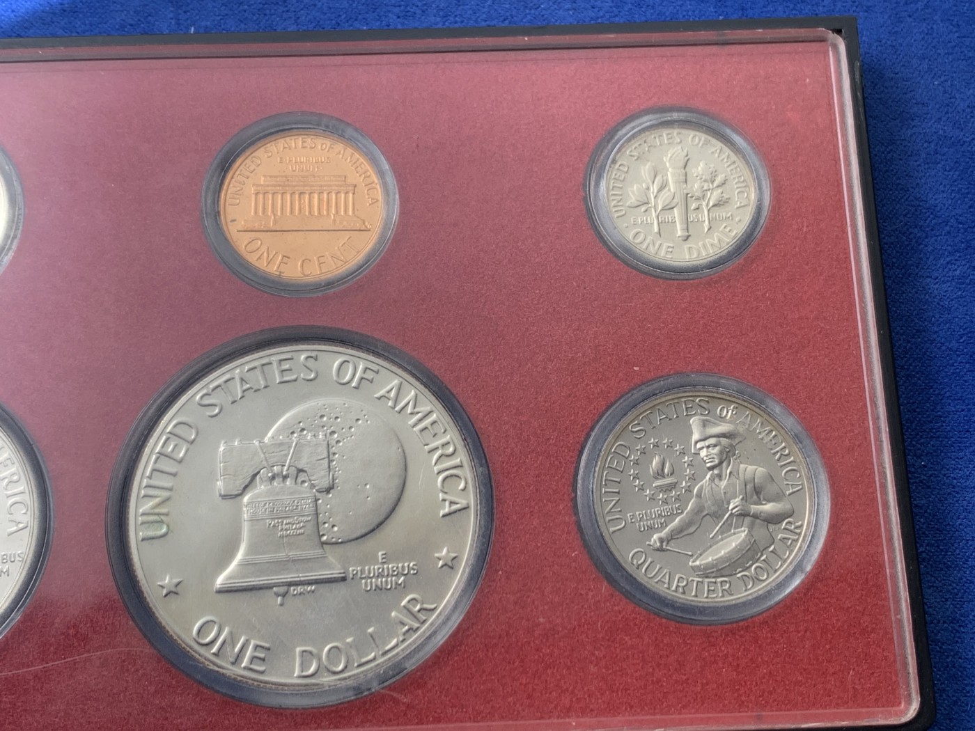 《竞宝斋》第232场-周日，周一 2场 (全场包邮) 1976年美国建国200周年精制币套币