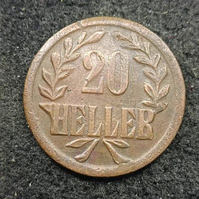 【淘币小摊】第二百四十一拍 散币场  周三到周日五连拍 满百包邮可预留 周一发货  - 德属东非1916年20赫勒红铜币