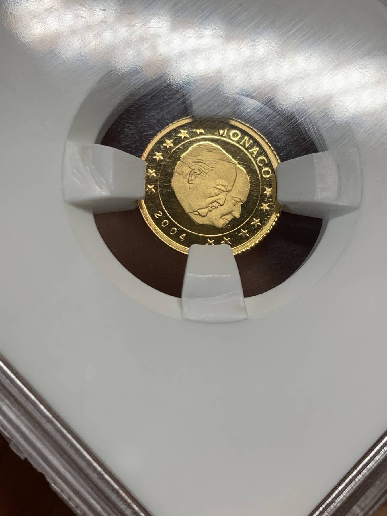 《竞宝斋》第232场-周日，周一 2场 (全场包邮) WPGS PF69 北马里亚纳2004年5元 精制金币 1.25克 999金