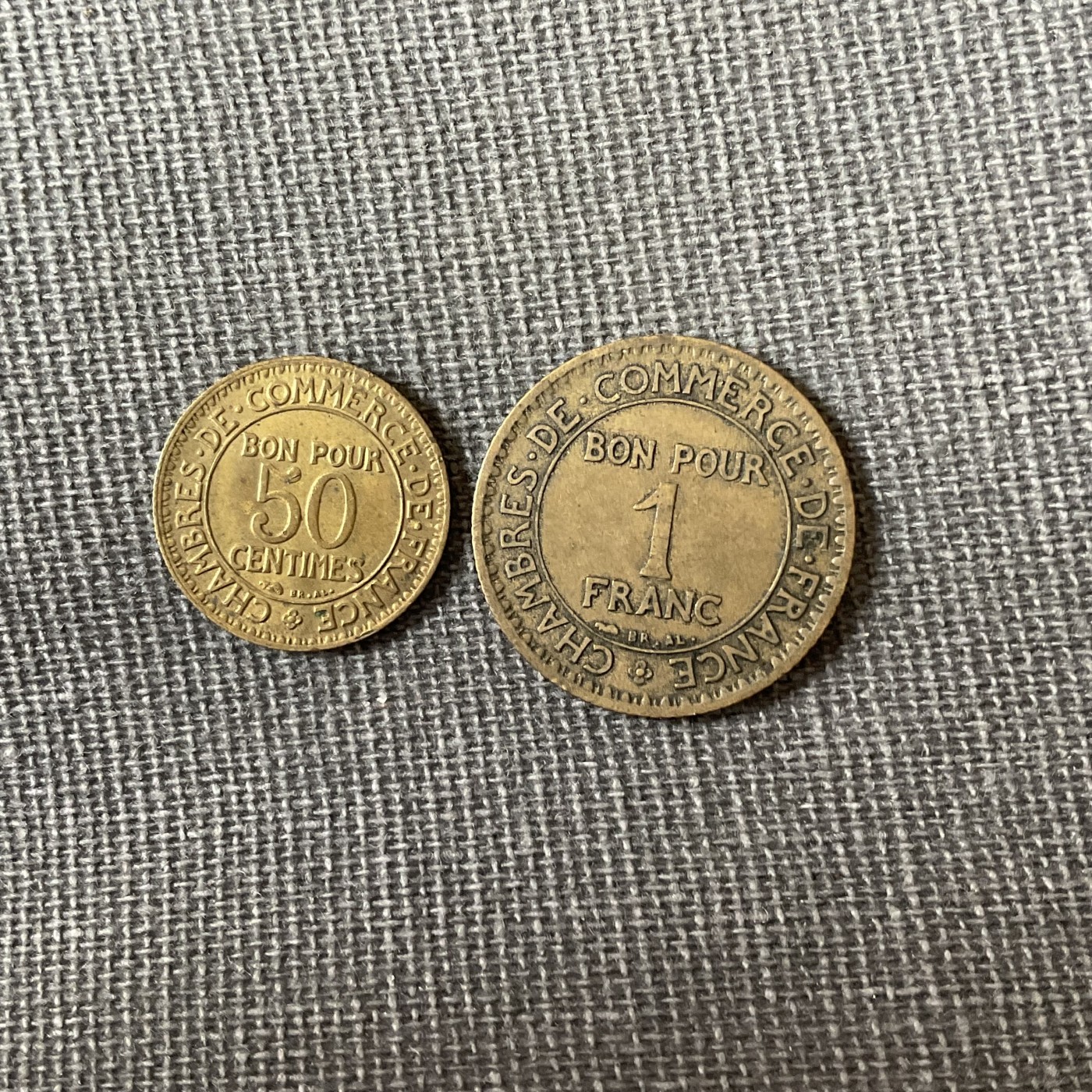 外国硬币二场2024-1-7 法国1922墨丘利50分1法郎