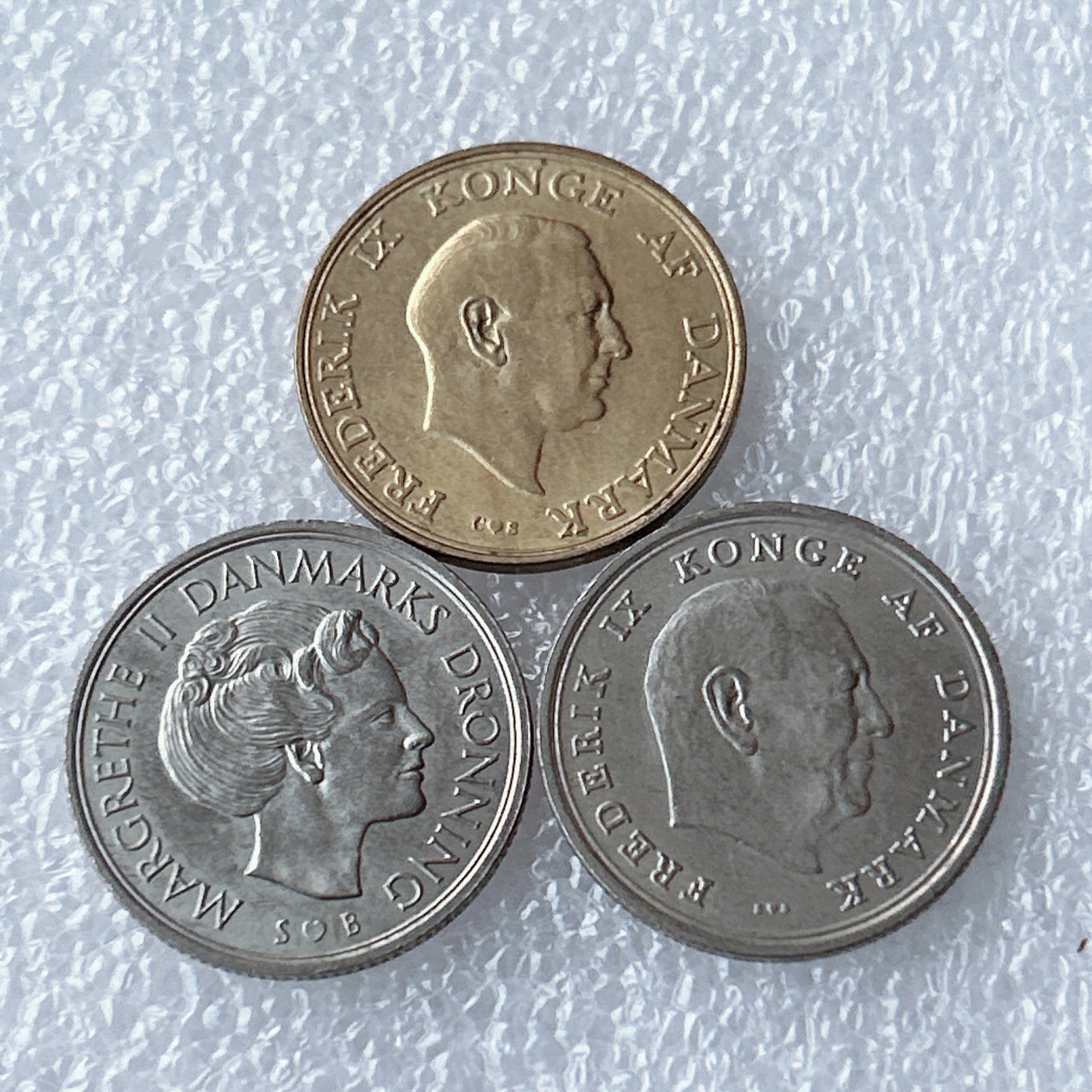 全场一元起拍 世界散币、银币专场 第53期 丹麦1克朗 三个版本