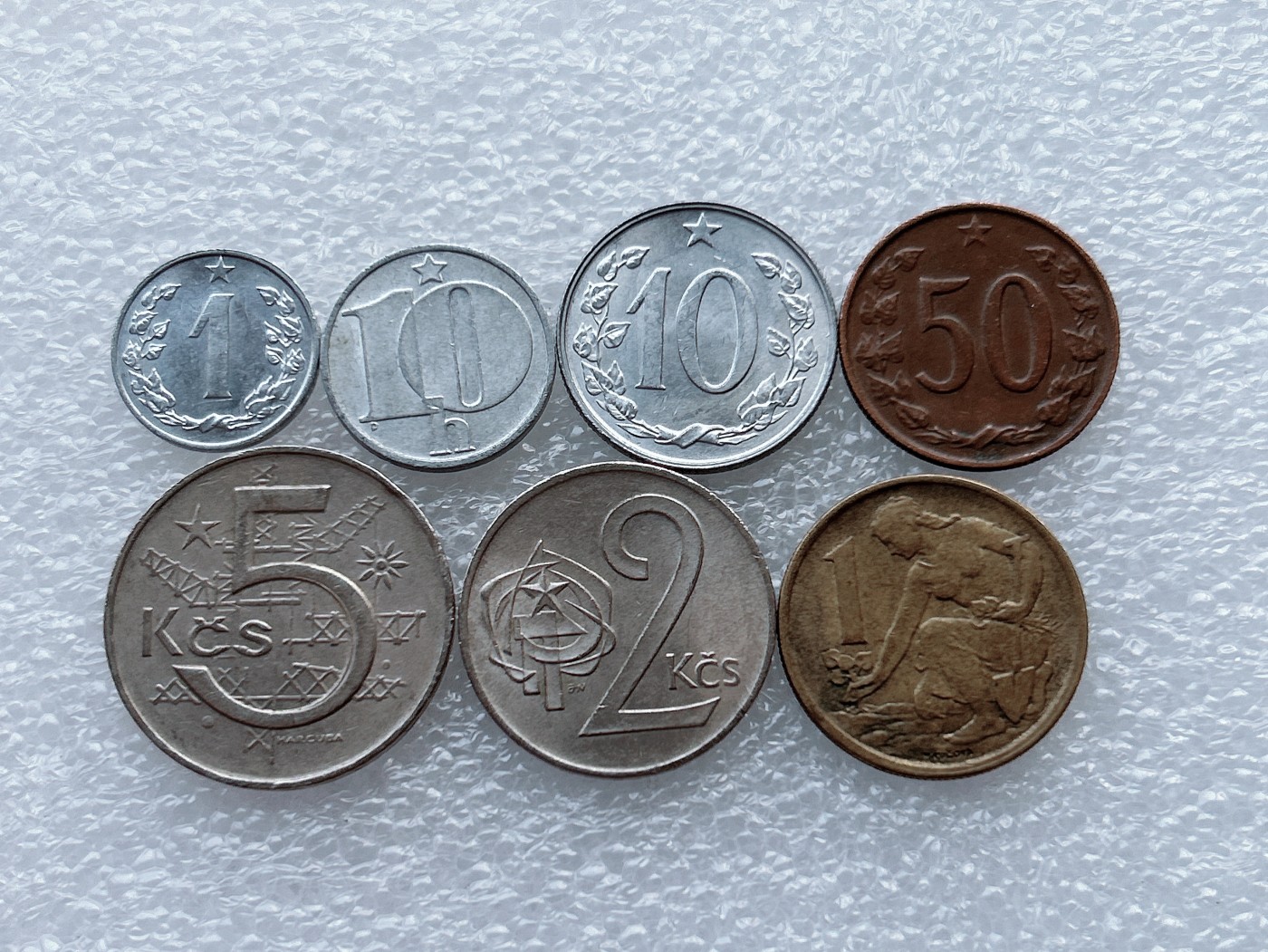 全场一元起拍 世界散币、银币专场 第53期 捷克斯洛伐克 狮子7枚