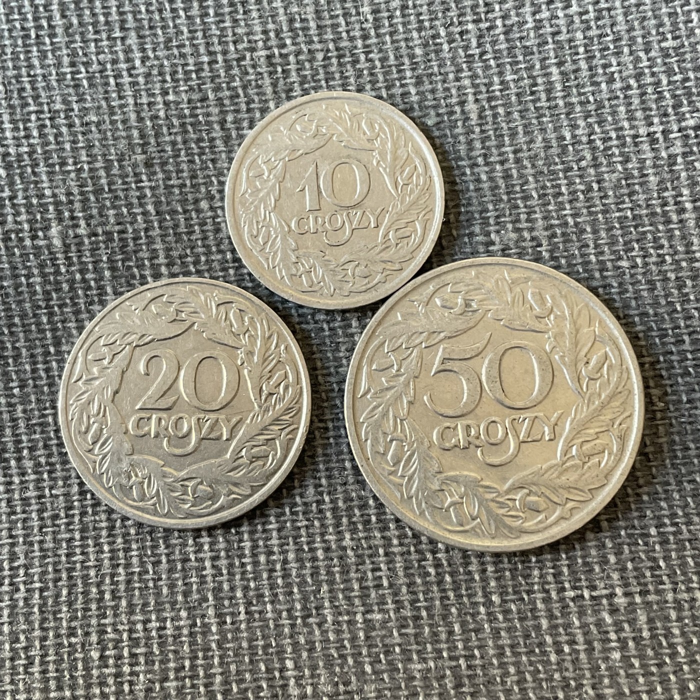 外国硬币二场2024-1-7 波兰1923年一组好品