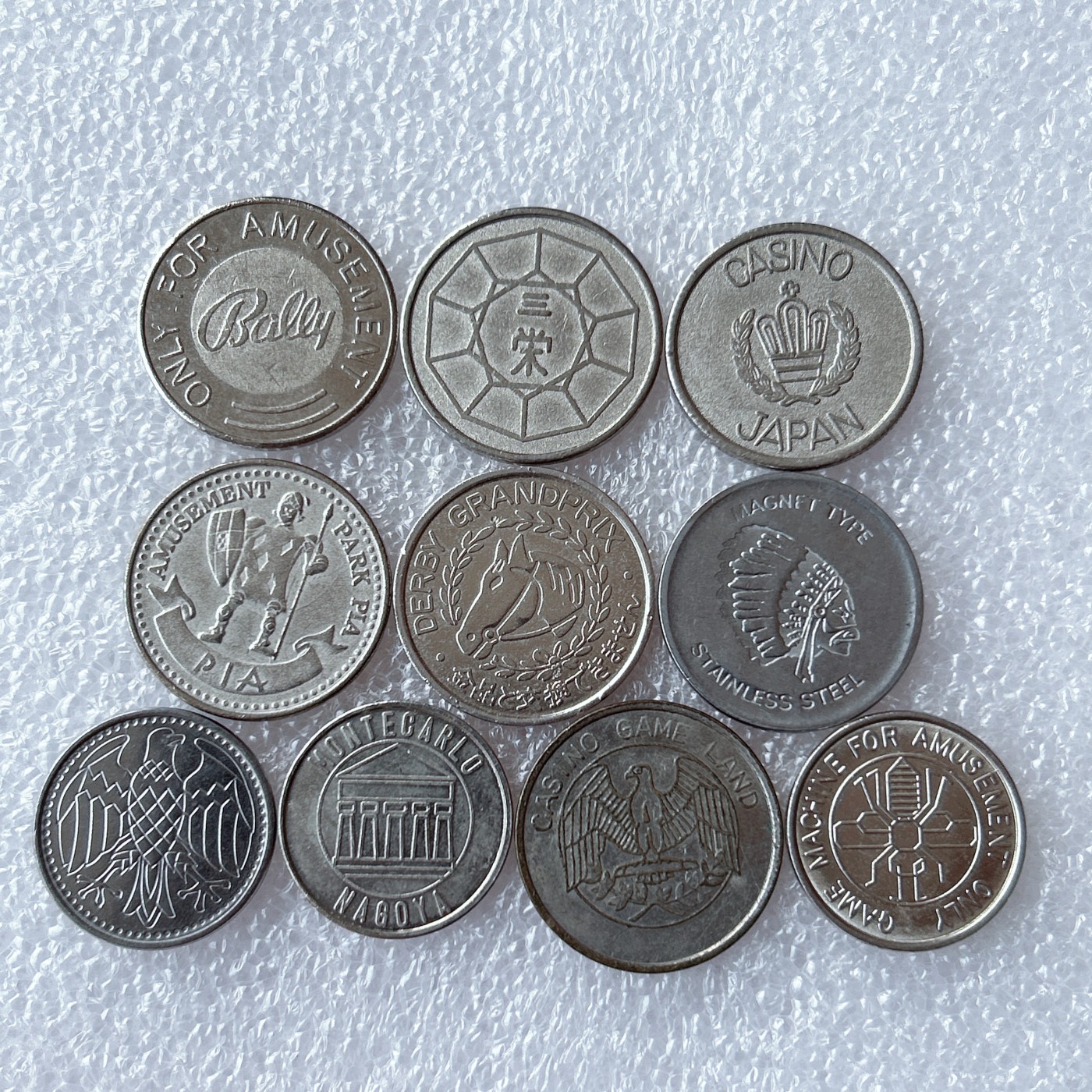 全场一元起拍 世界散币、银币专场 第53期 章、代币 10枚