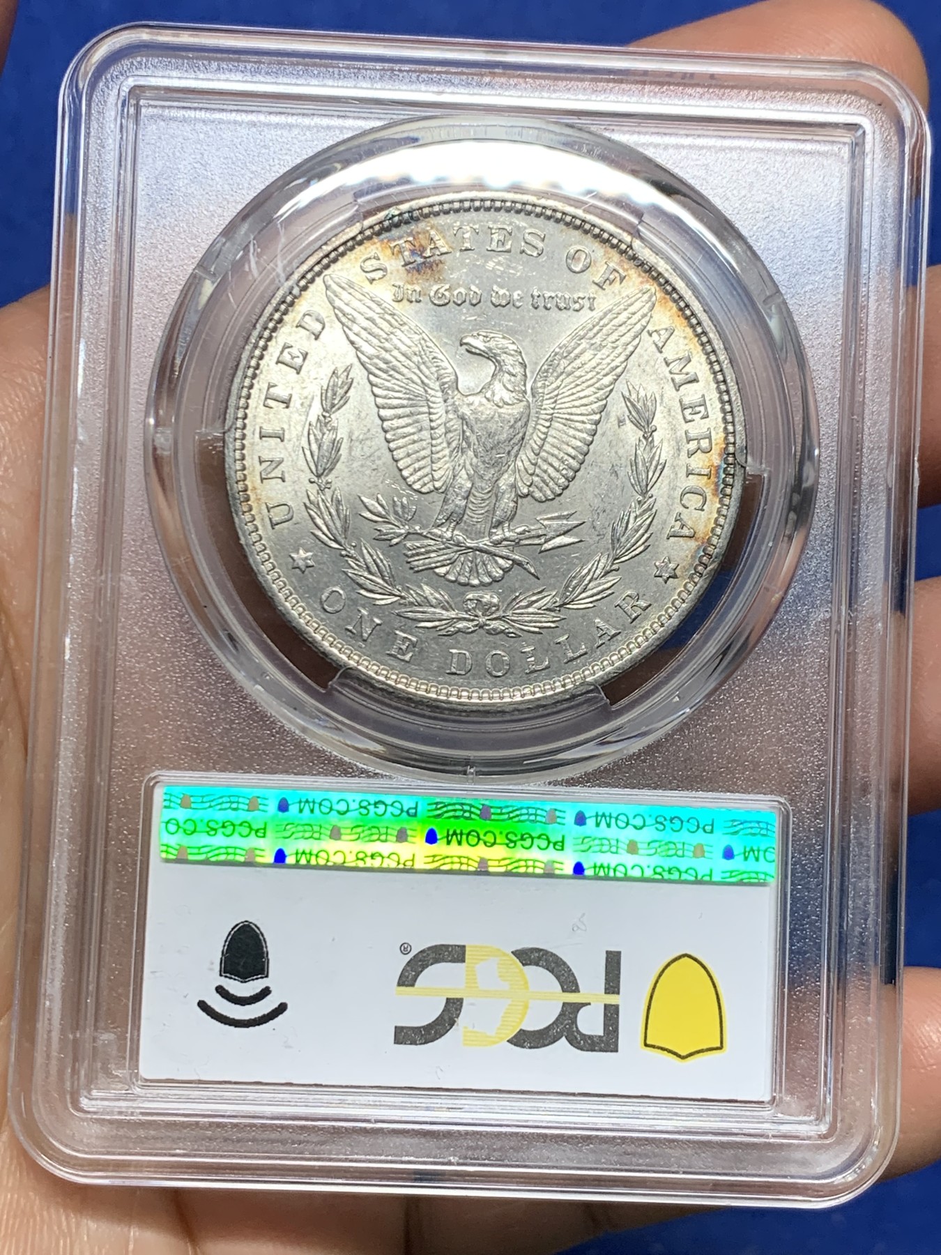 《竞宝斋》第232场-周日，周一 2场 (全场包邮) PCGS AU58 美国1897年摩根1美元大银币