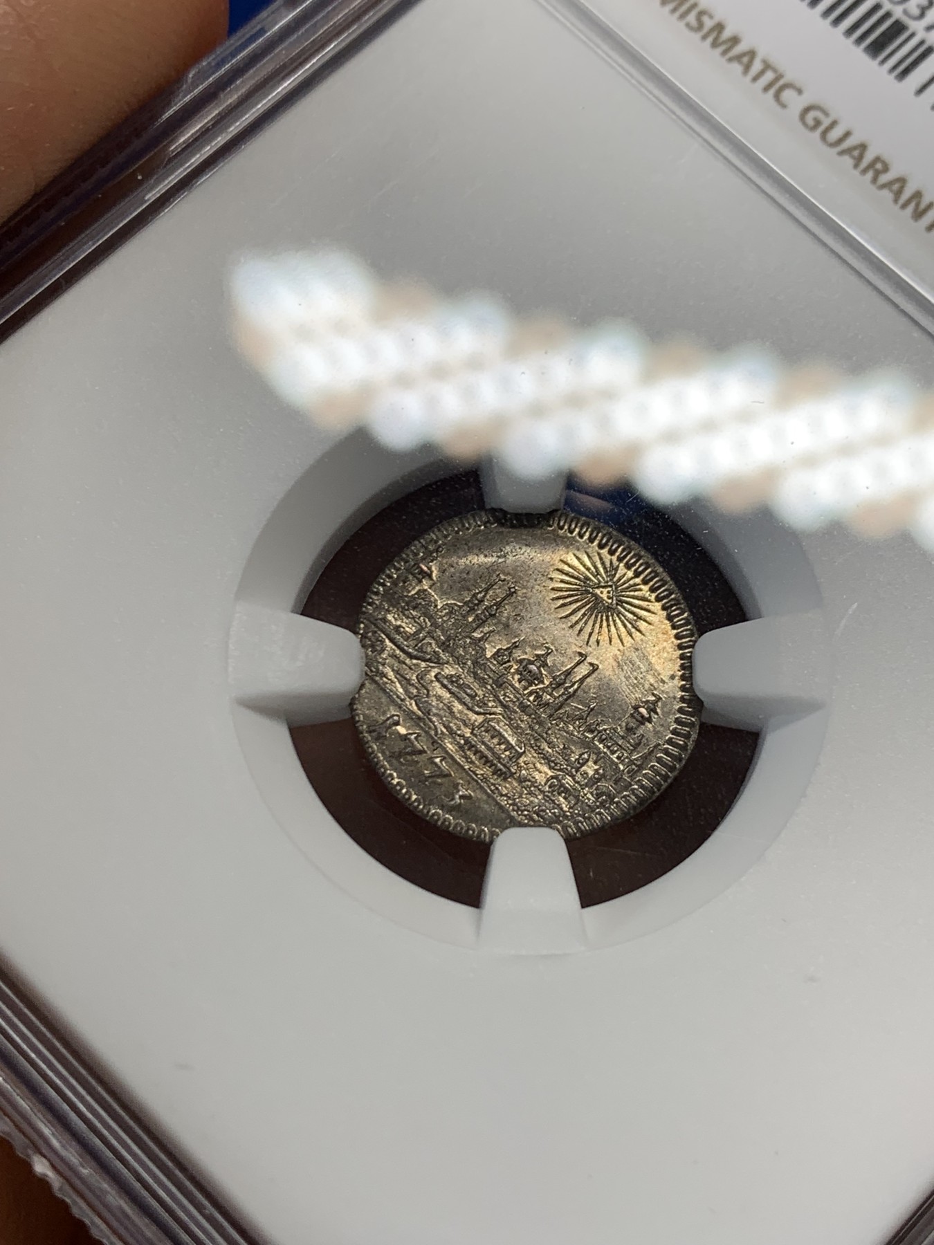 《竞宝斋》第232场-周日，周一 2场 (全场包邮) NGC-UNC 1773年 神圣罗马帝国纽伦堡城市景观小银币 面值1克鲁泽  精制细腻 尽显250年前的德系精工