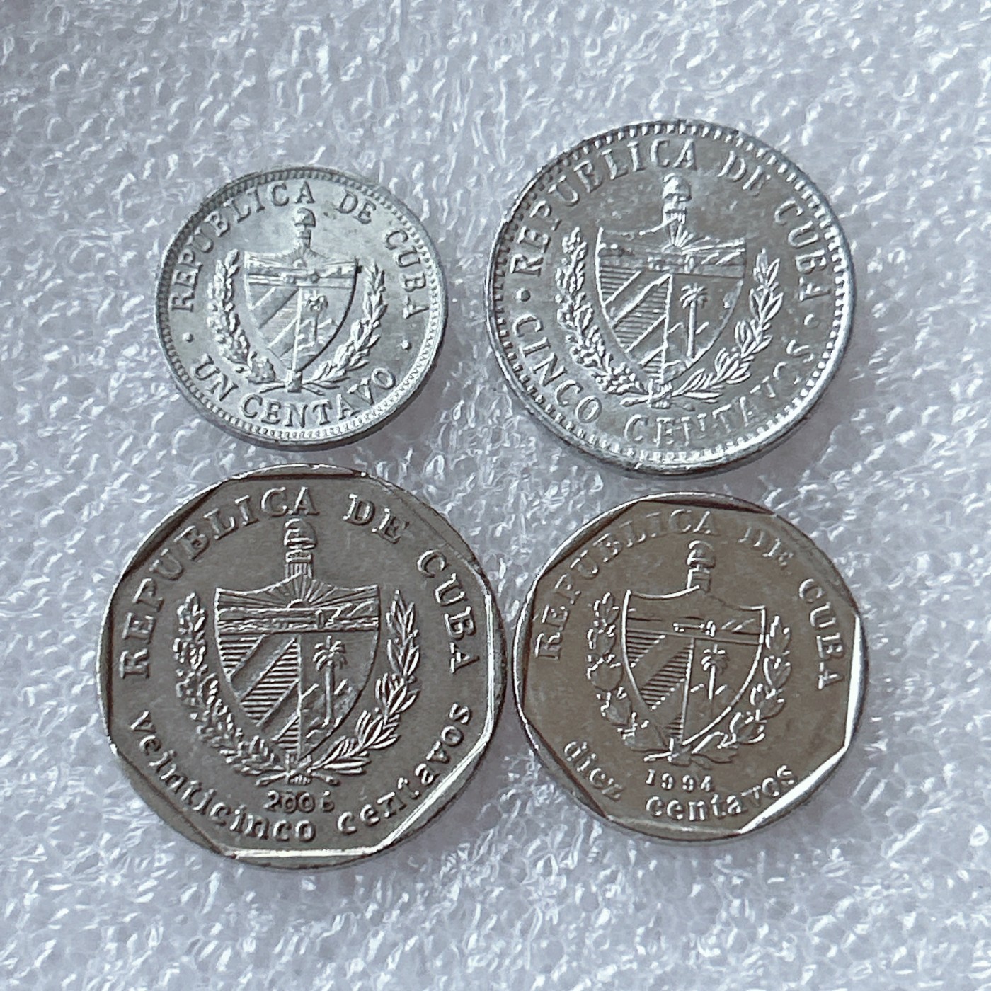 全场一元起拍 世界散币、银币专场 第53期 古巴硬币 4枚