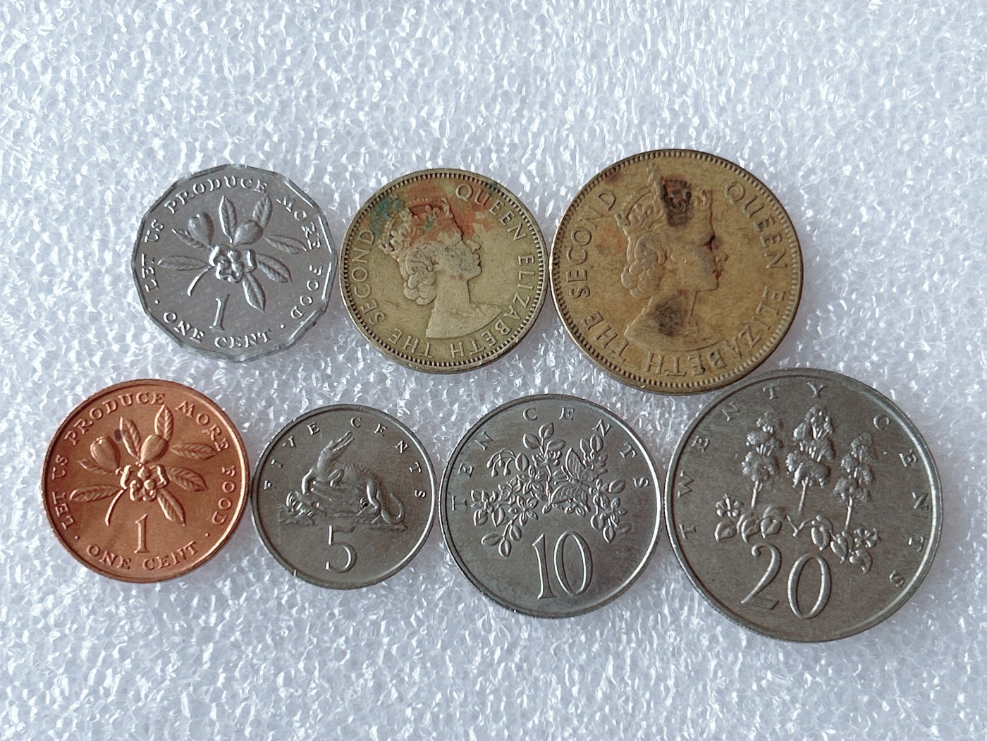 全场一元起拍 世界散币、银币专场 第53期 牙买加硬币 7枚