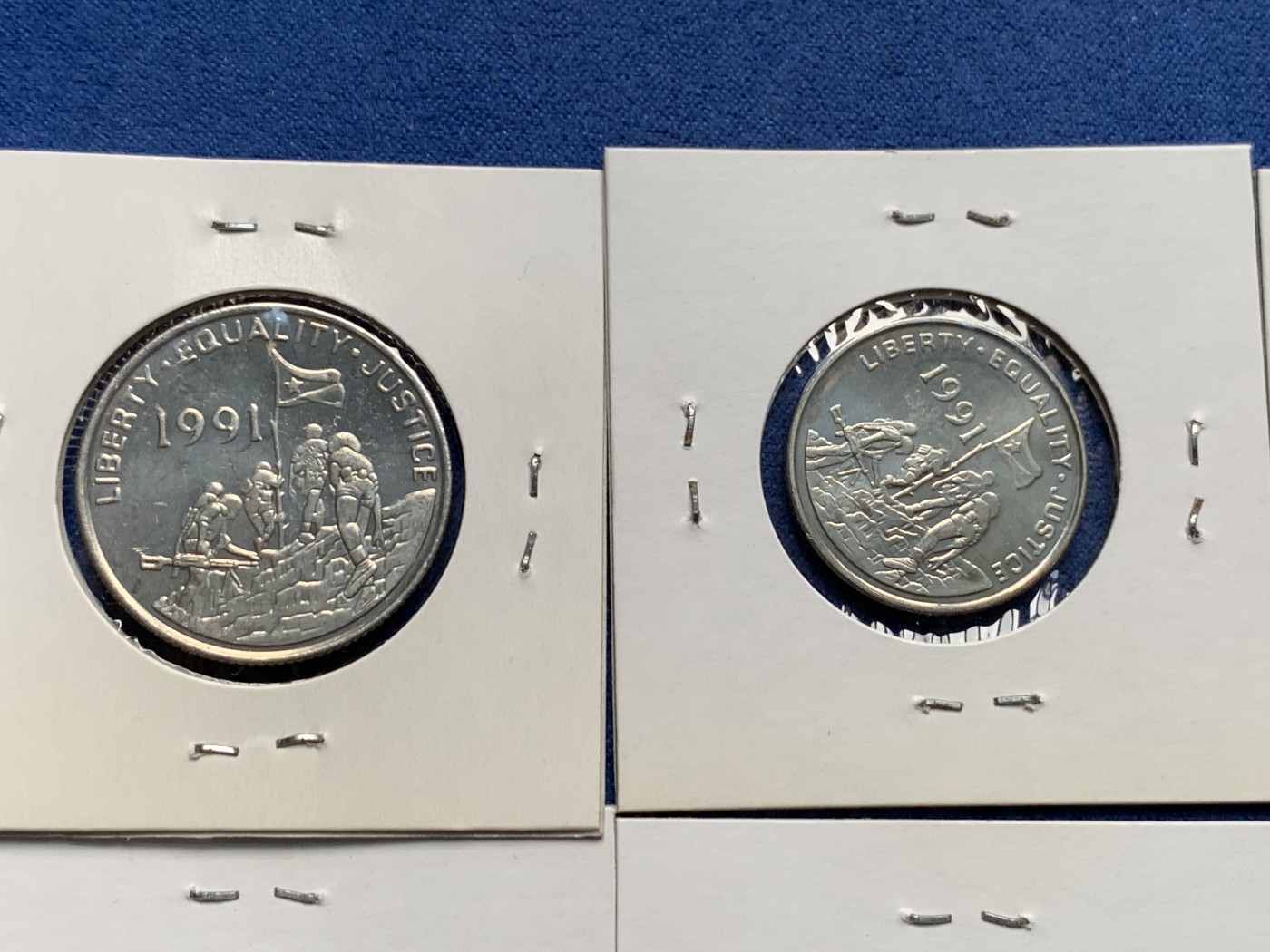 《竞宝斋》第232场-周日，周一 2场 (全场包邮) 6枚一组 厄立特里亚1991年动物图案镍币