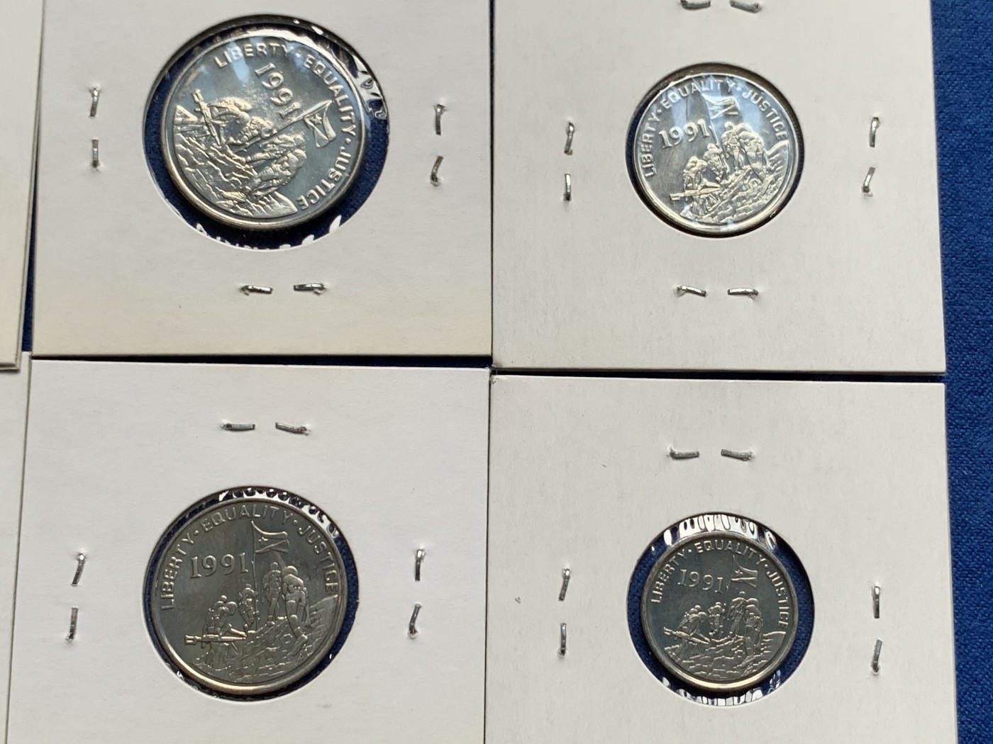 《竞宝斋》第232场-周日，周一 2场 (全场包邮) 6枚一组 厄立特里亚1991年动物图案镍币