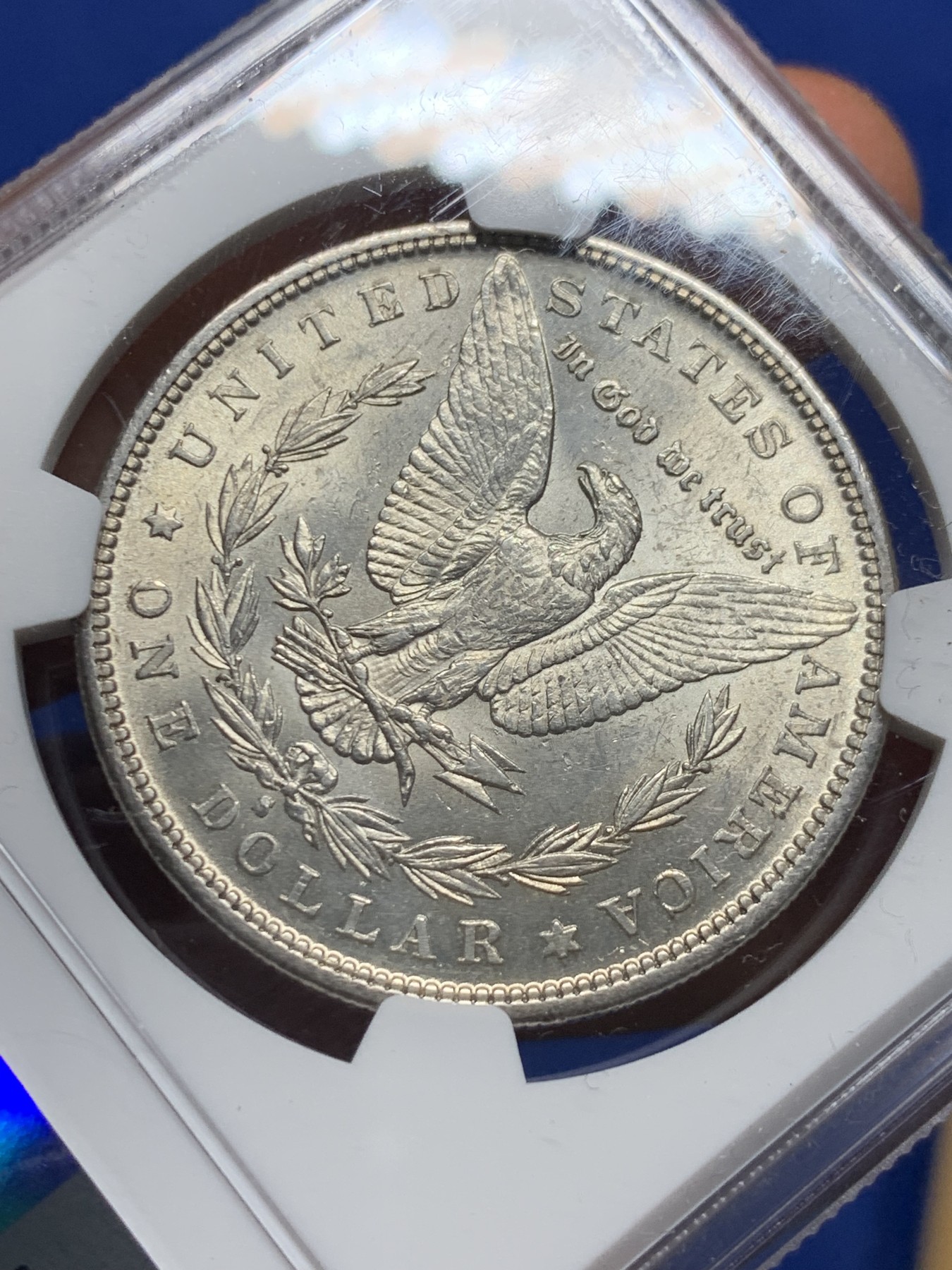 《竞宝斋》第232场-周日，周一 2场 (全场包邮) NGC MS62 美国1882年摩根1美元大银币