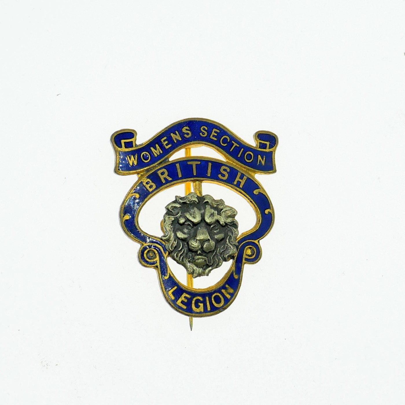 勋章奖章交易所1月13日拍卖 英国不列颠军团徽章，铜质珐琅，带厂标编号