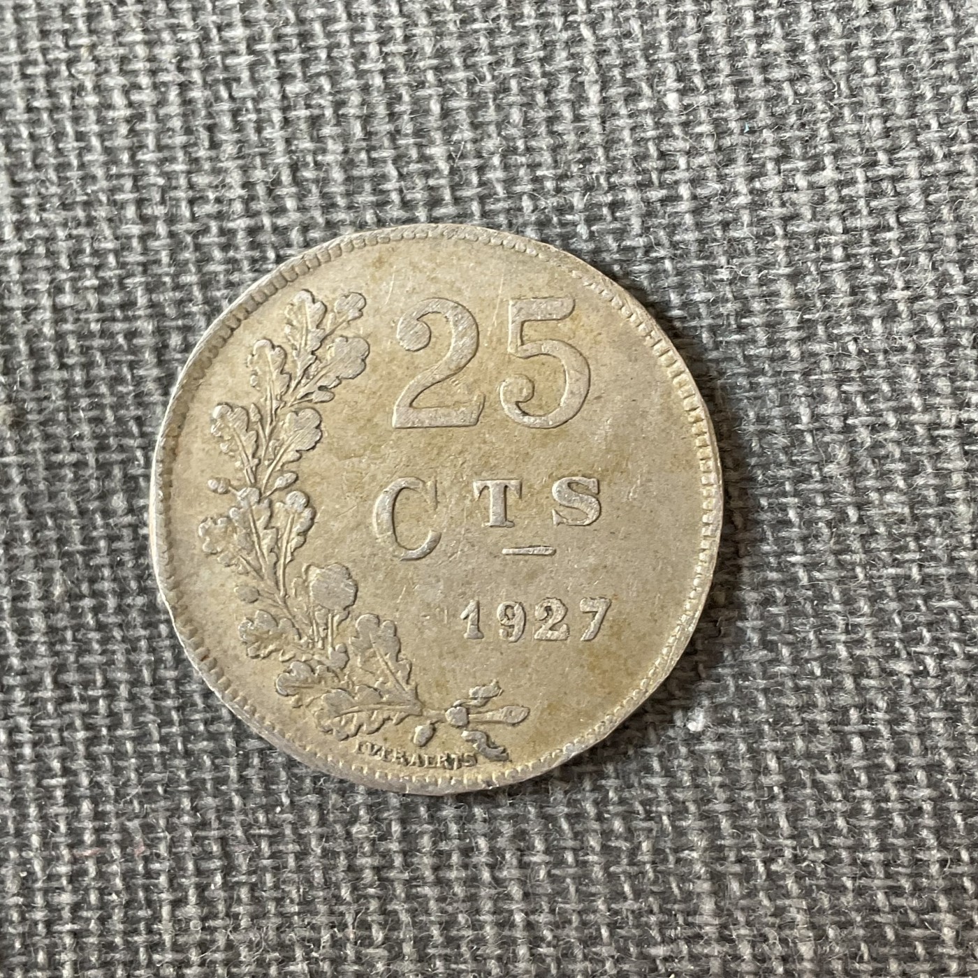 外国硬币三场2024-1-8 卢森堡1927