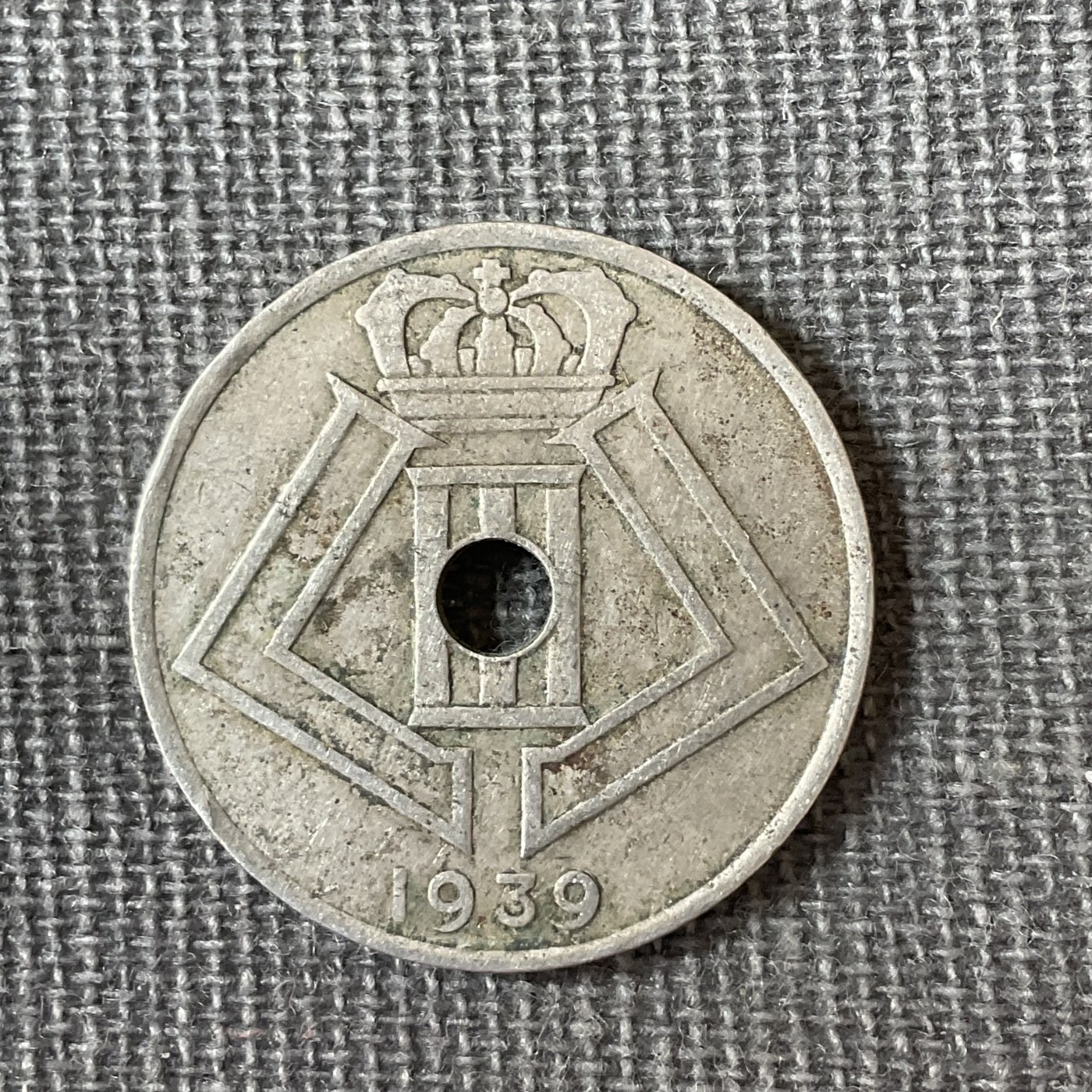 外国硬币三场2024-1-8 比利时1939镍币