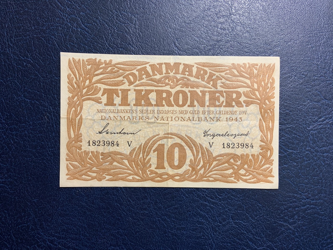 收藏联盟Quantum Auction 第317期拍卖  丹麦1943年10克朗 品相如图