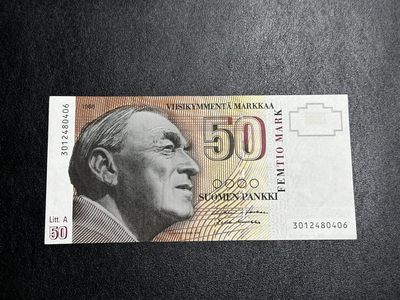 《外钞收藏家》第三百二十九期 - 1986年芬兰50克朗 品相如图