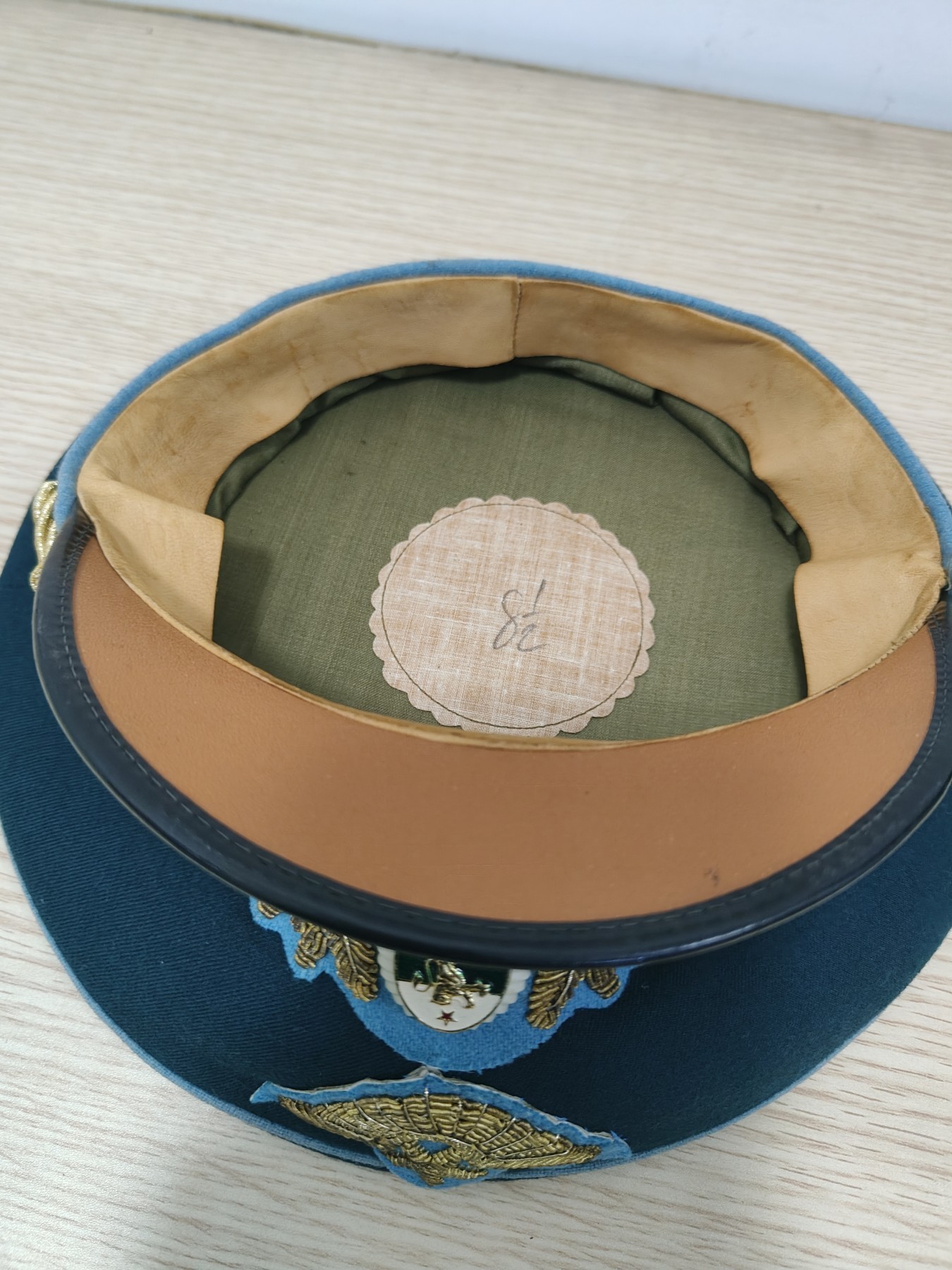 全场0元起拍 第124期 咸鱼国勋章拍卖专场 1月10日（周三）下午6：00开始 保加利亚社会主义时期空军将官大檐帽 57.5CM