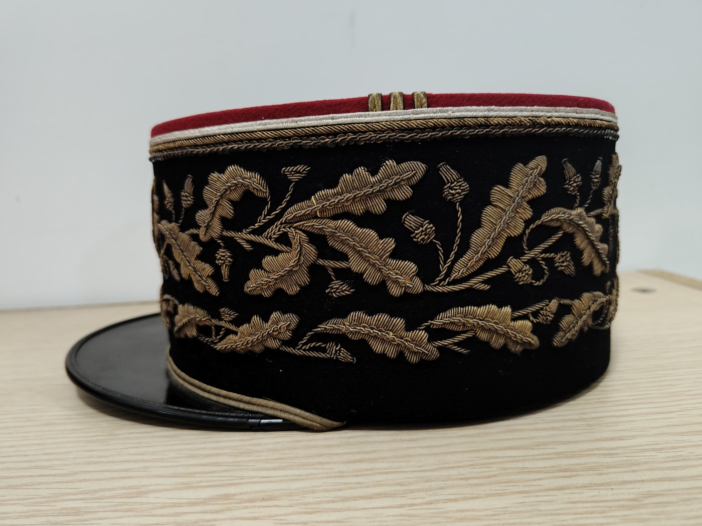 全场0元起拍 第124期 咸鱼国勋章拍卖专场 1月10日（周三）下午6：00开始 法国陆军上将礼服帽kepi帽 58CM