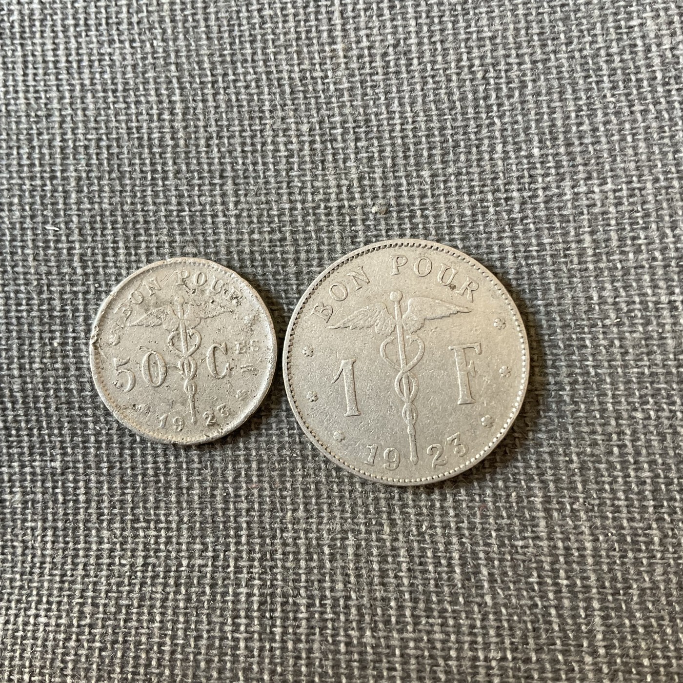 外国硬币三场2024-1-8 比利时1923一组