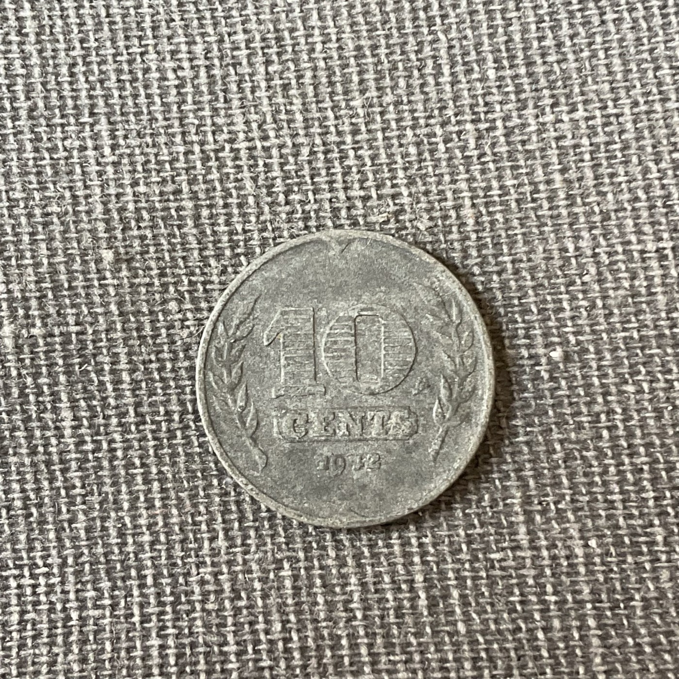 外国硬币三场2024-1-8 比利时1942锌币