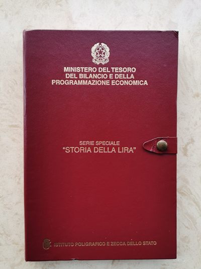 道一币馆币章第二十九场 - 原盒证 意大利1999-2001年里拉的历史系列银币六枚套
