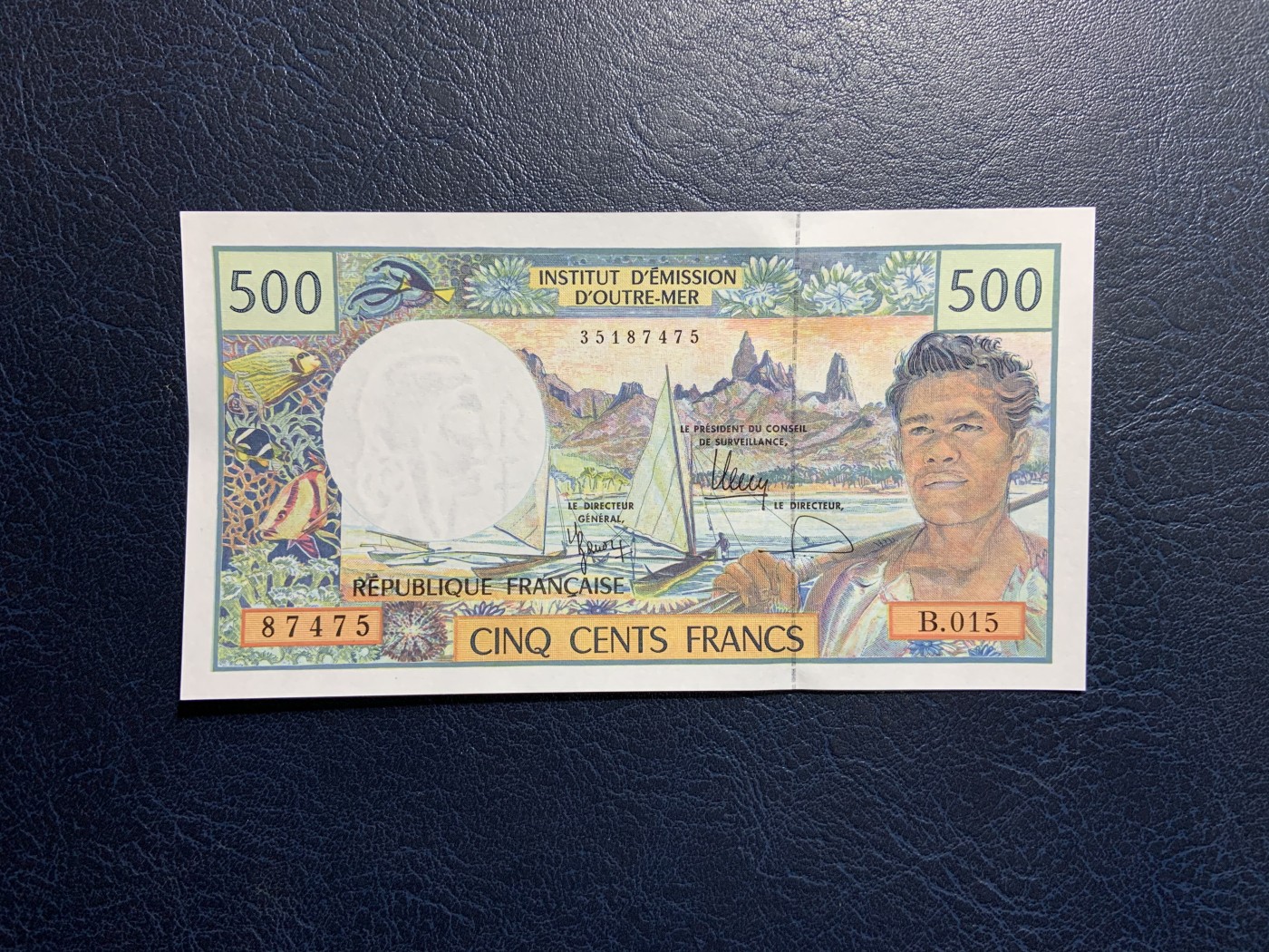 收藏联盟Quantum Auction 第317期拍卖  法属太平洋1990-12年500法郎 品相全新UNC