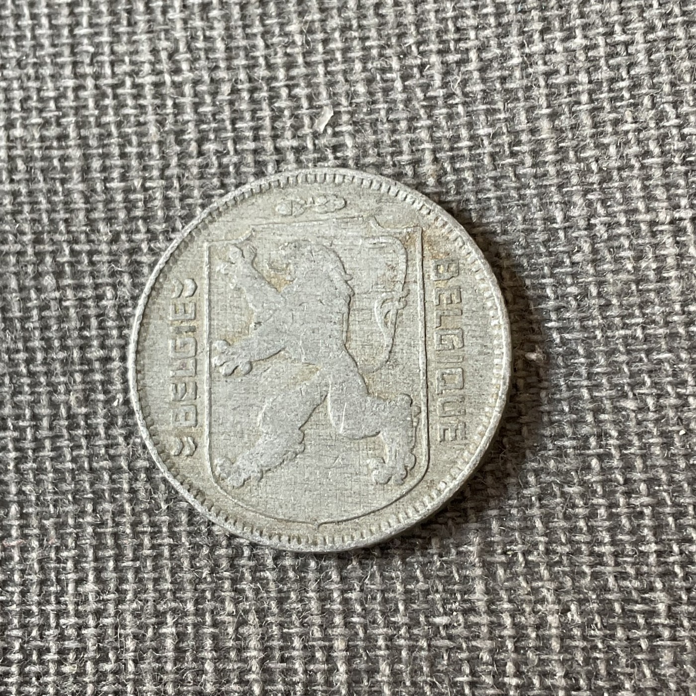 外国硬币三场2024-1-8 比利时1943锌币