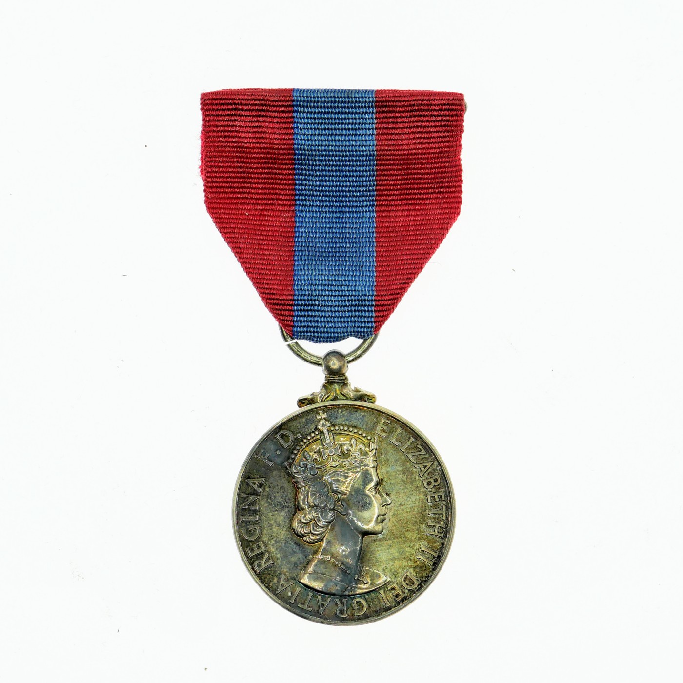 勋章奖章交易所1月13日拍卖 英国帝国服务奖章，银质女王版裸章