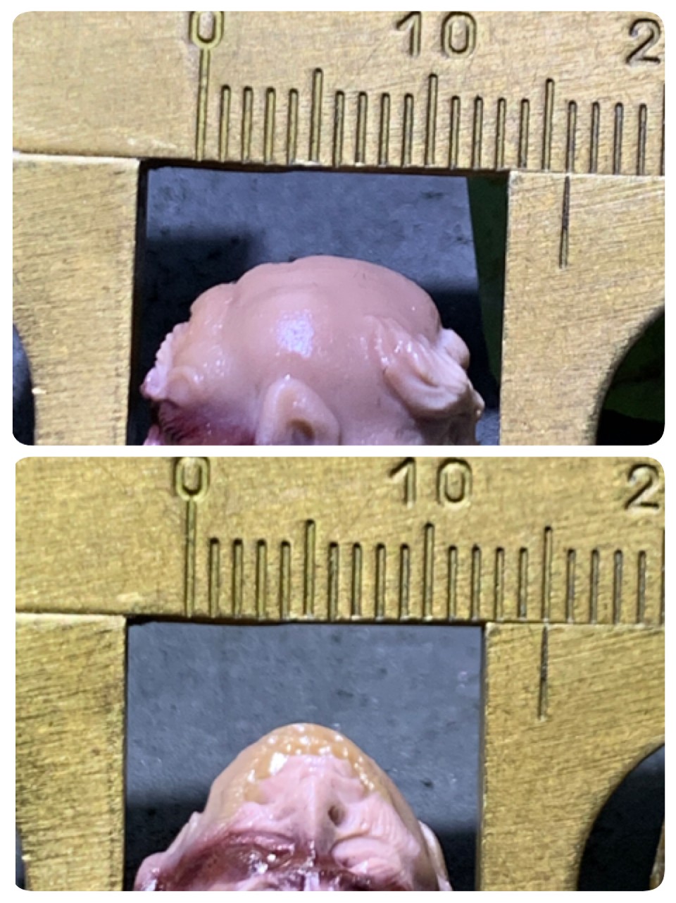 精美戈壁彩玉双面雕刻罗汉珠子一个！