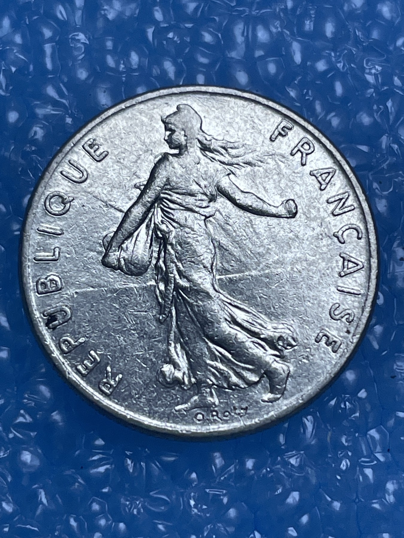 神仙姐姐散币好品专场第十四期（无佣金满邮自动发出 1977 年法国 1/2 法郎