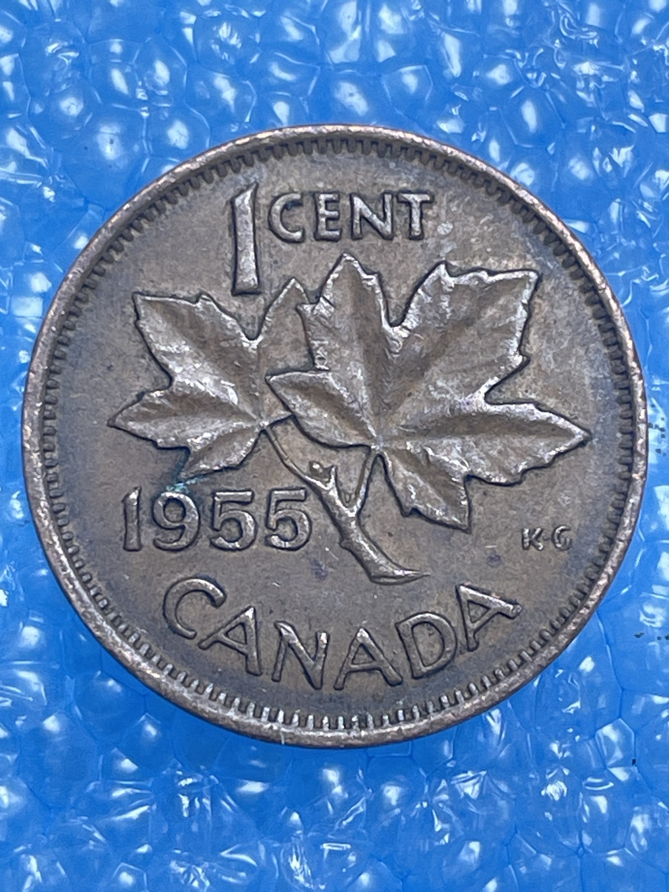 神仙姐姐散币好品专场第十四期（无佣金满邮自动发出 1955 年加拿大枫叶一分