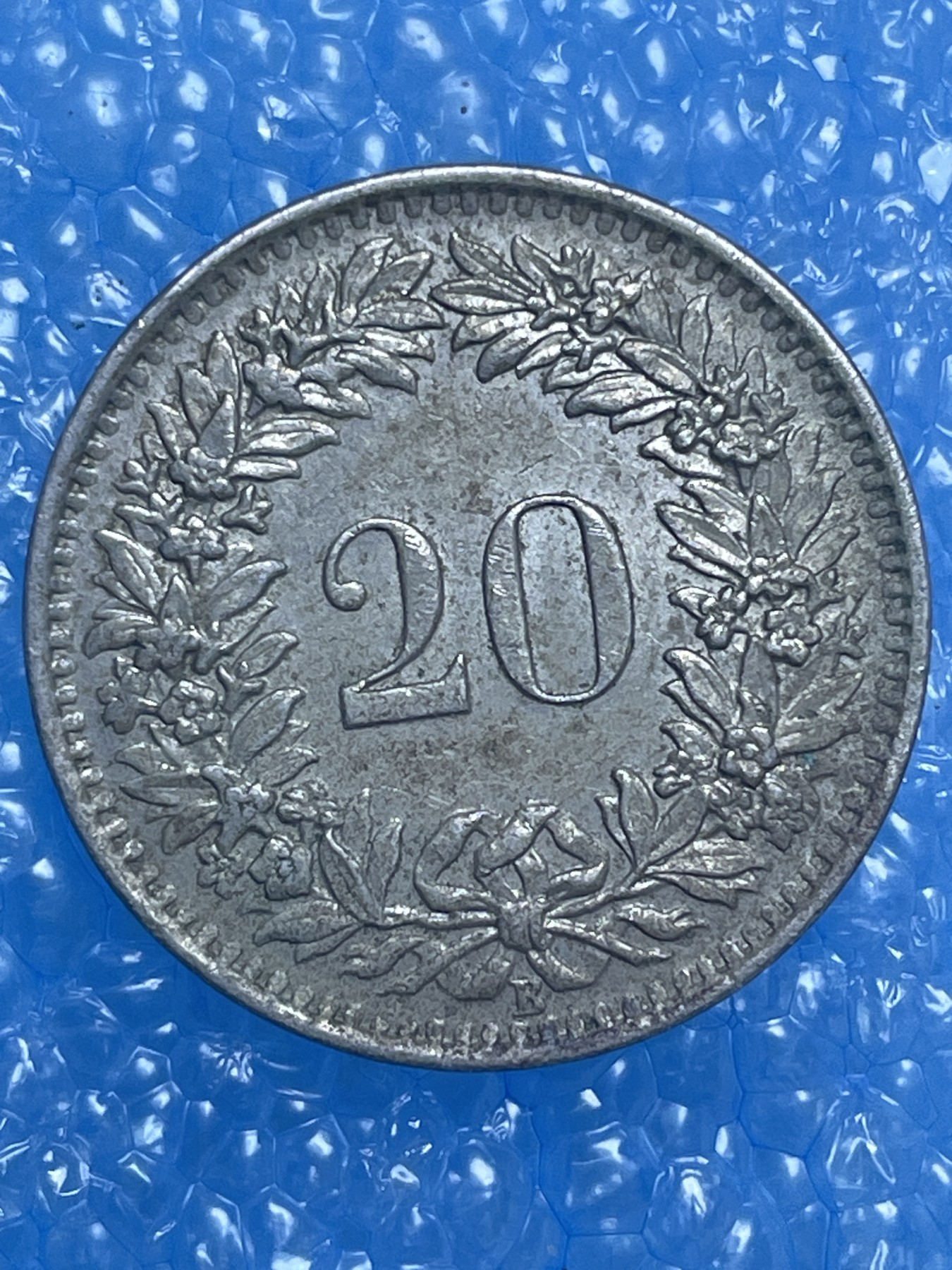 神仙姐姐散币好品专场第十四期（无佣金满邮自动发出 1963 年瑞士 20 生丁