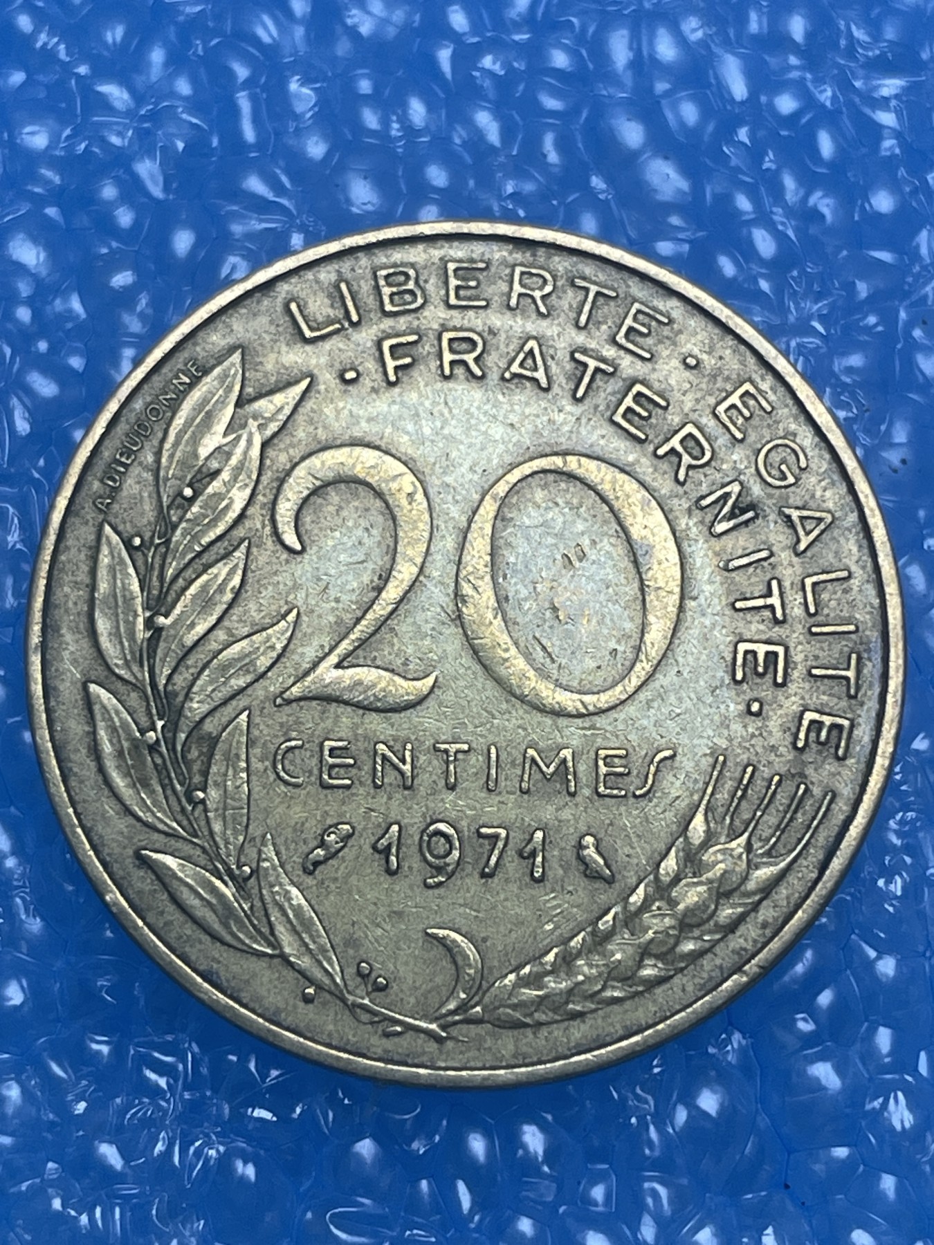 神仙姐姐散币好品专场第十四期（无佣金满邮自动发出 1971 年法国 20 分