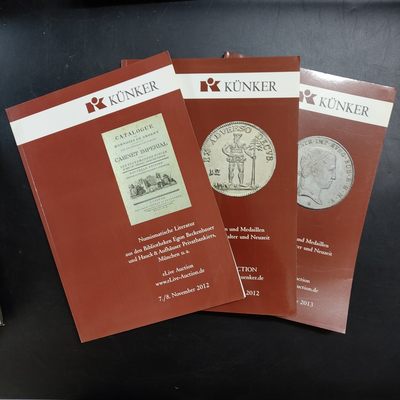 康怡轩【钱币拍卖目录】第21期 - KUNKER（3本/套）