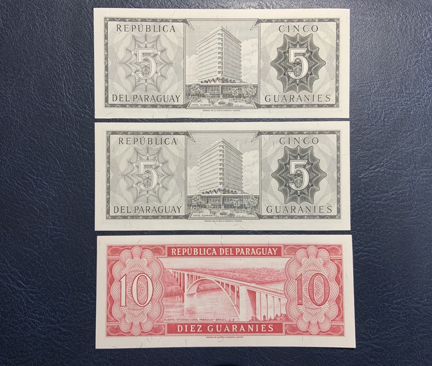 收藏联盟Quantum Auction 第317期拍卖  巴拉圭1952版1-100圭拉尼 品相UNC 全部为首发A冠 瑕疵细节如图