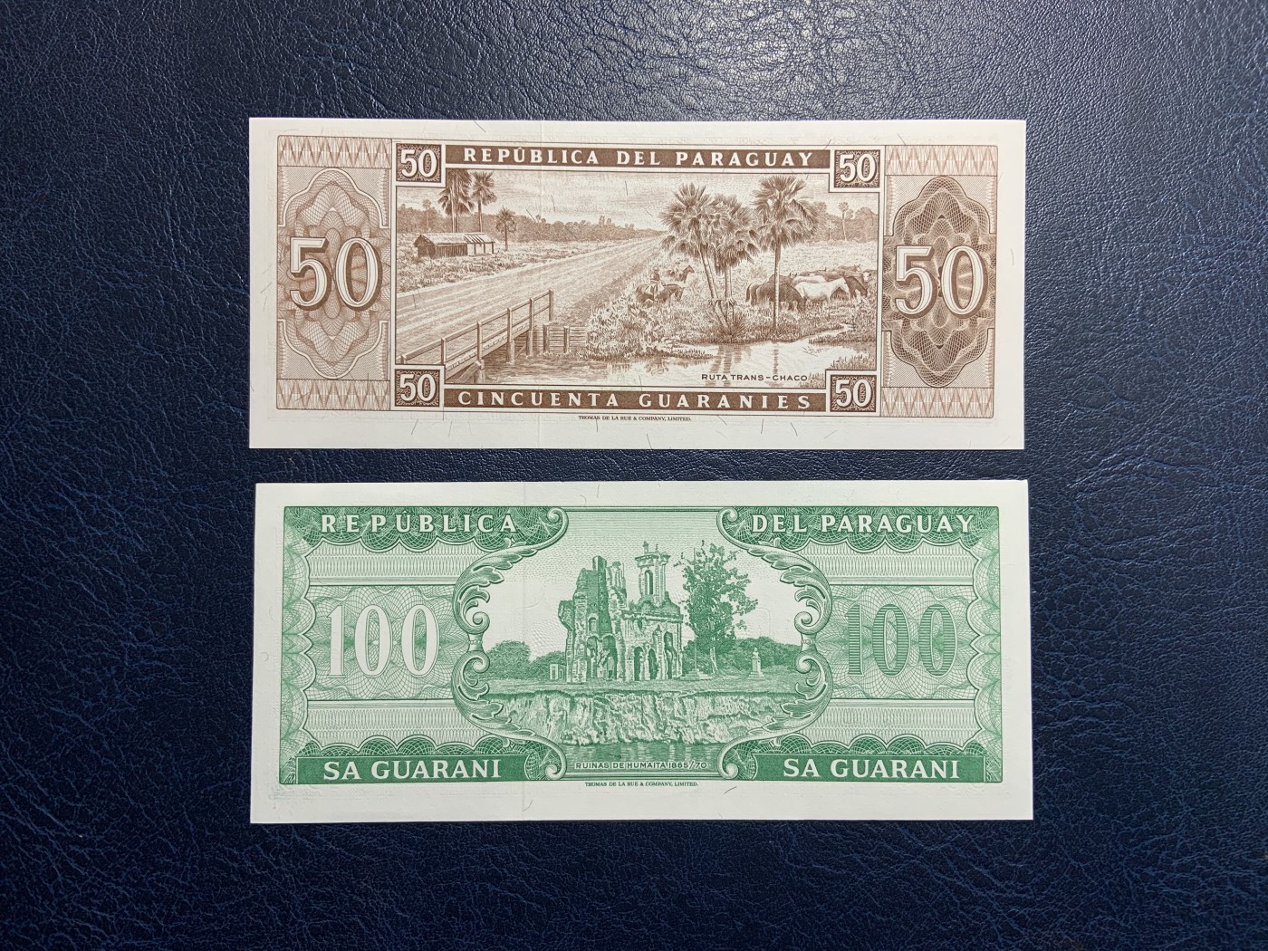 收藏联盟Quantum Auction 第317期拍卖  巴拉圭1952版1-100圭拉尼 品相UNC 全部为首发A冠 瑕疵细节如图