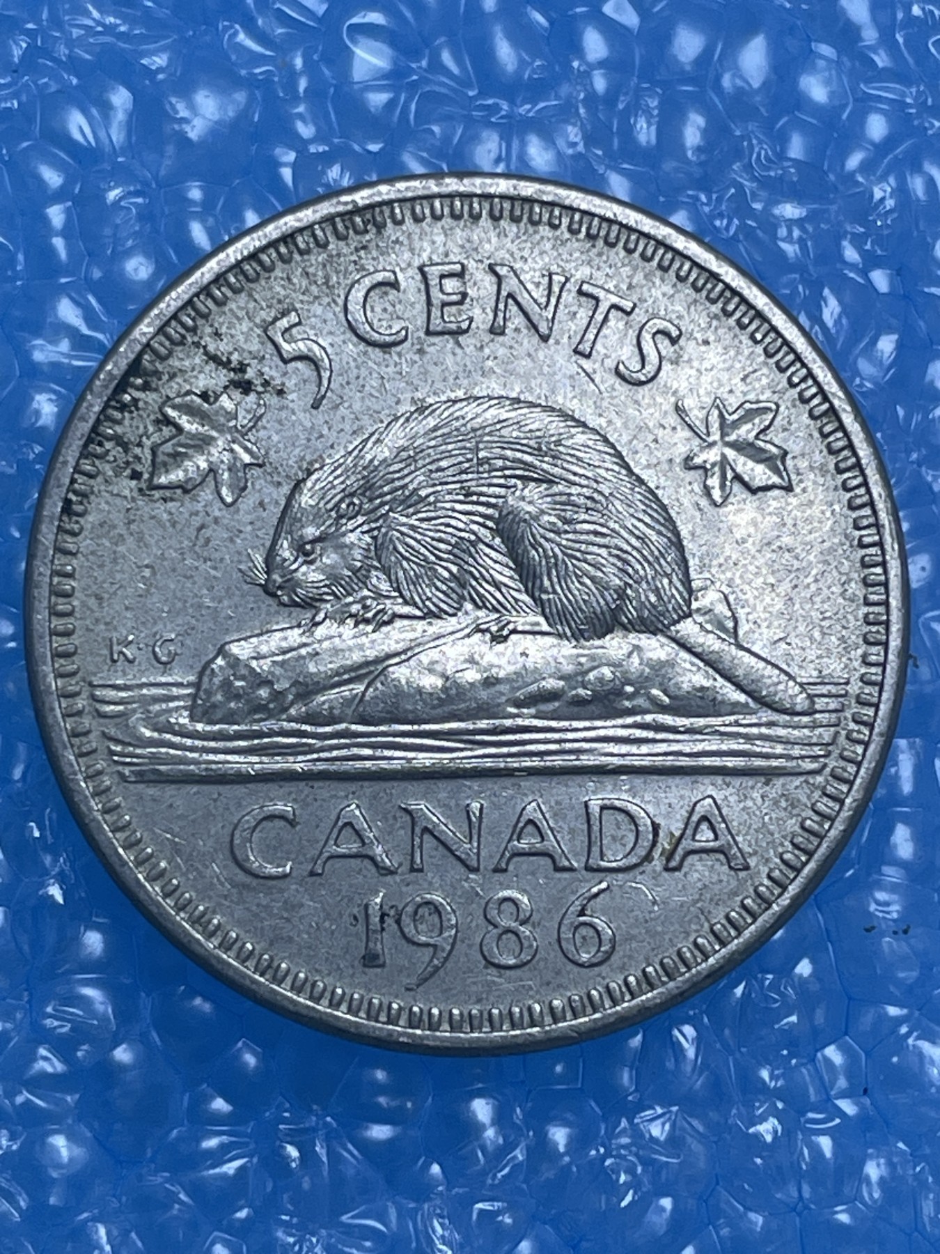 神仙姐姐散币好品专场第十四期（无佣金满邮自动发出 1986 年加拿大 5 分