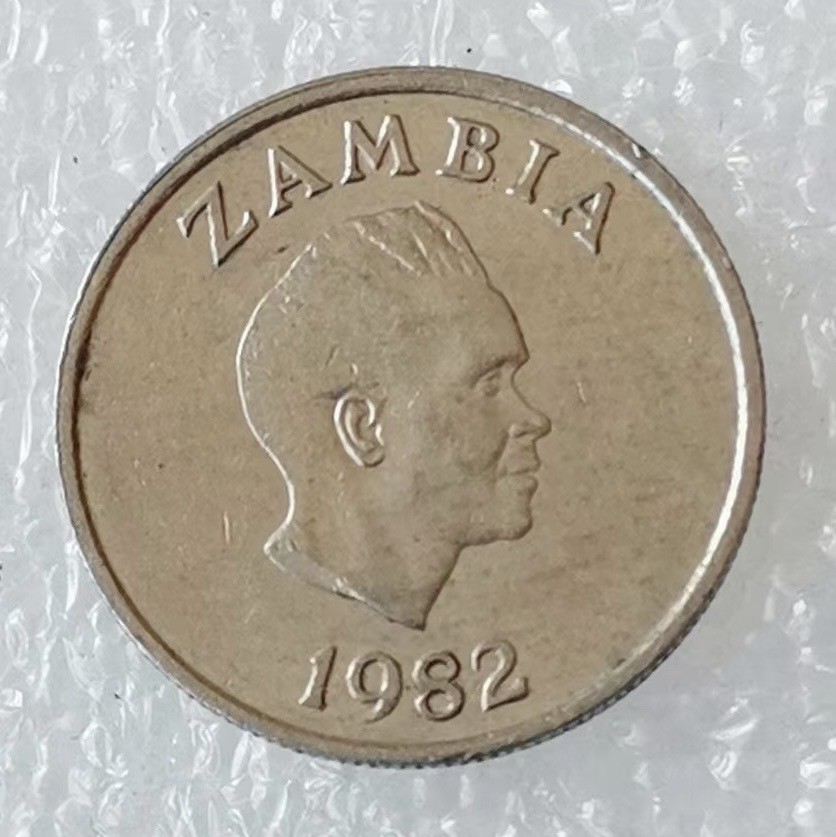 海外回流1元起拍小铺 各国钱币散币场 第5期 1982年赞比亚5恩韦