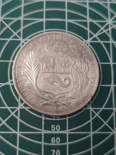 燕姐换藏第75拍 秘鲁1896年一索尔大银币
