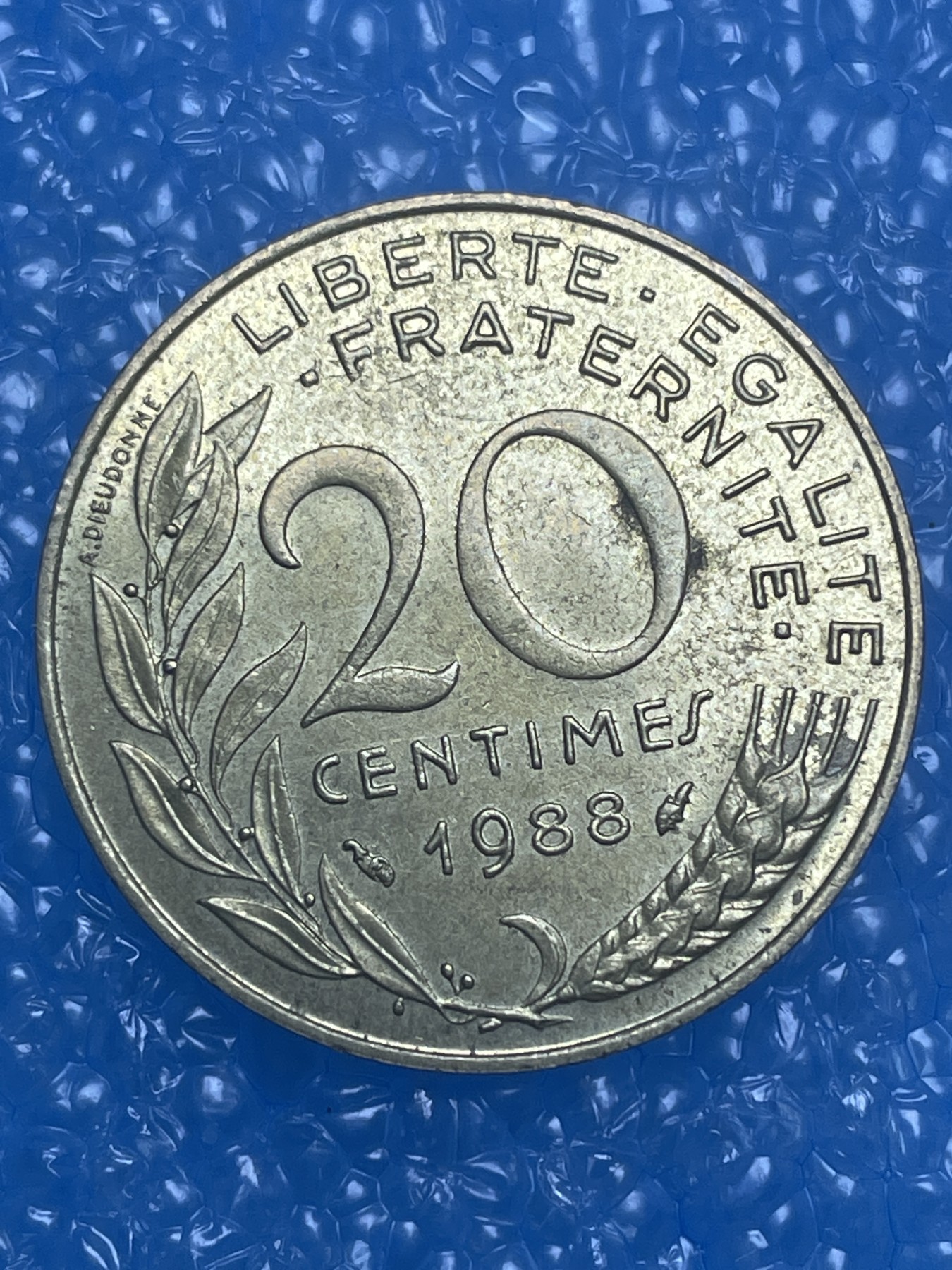 神仙姐姐散币好品专场第十四期（无佣金满邮自动发出 1988 年法国 20 分