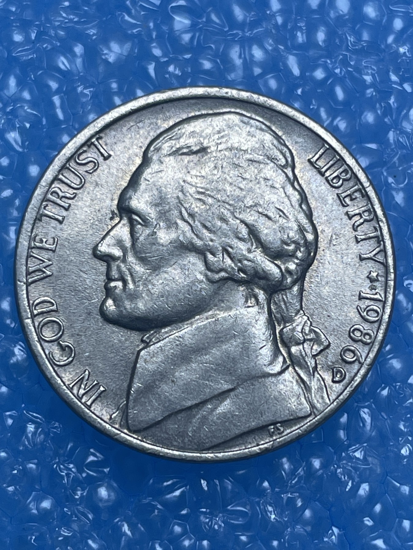 神仙姐姐散币好品专场第十四期（无佣金满邮自动发出 1986 年美国 5 美分